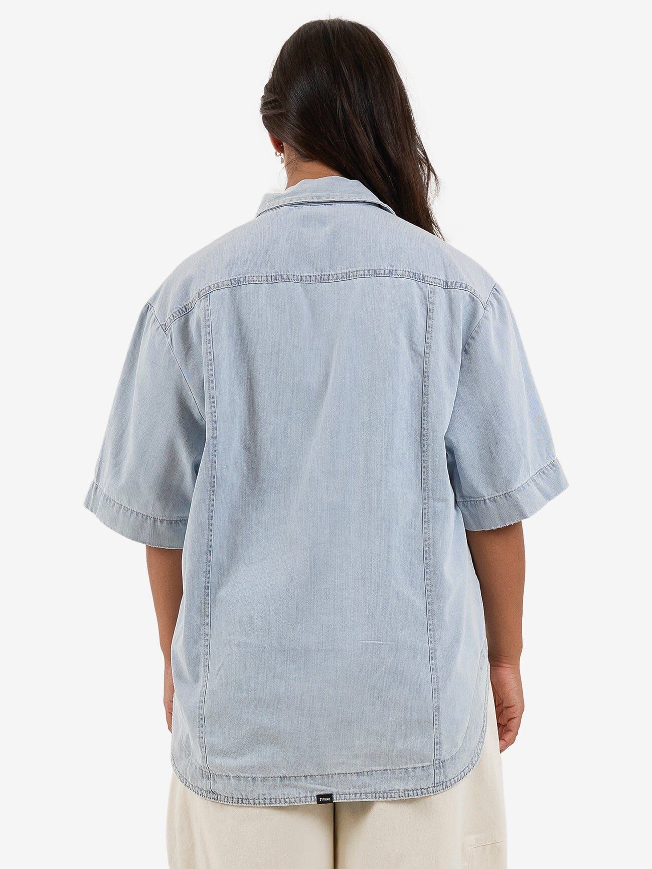 Louise Denim Shirt - Faded Dust Blue