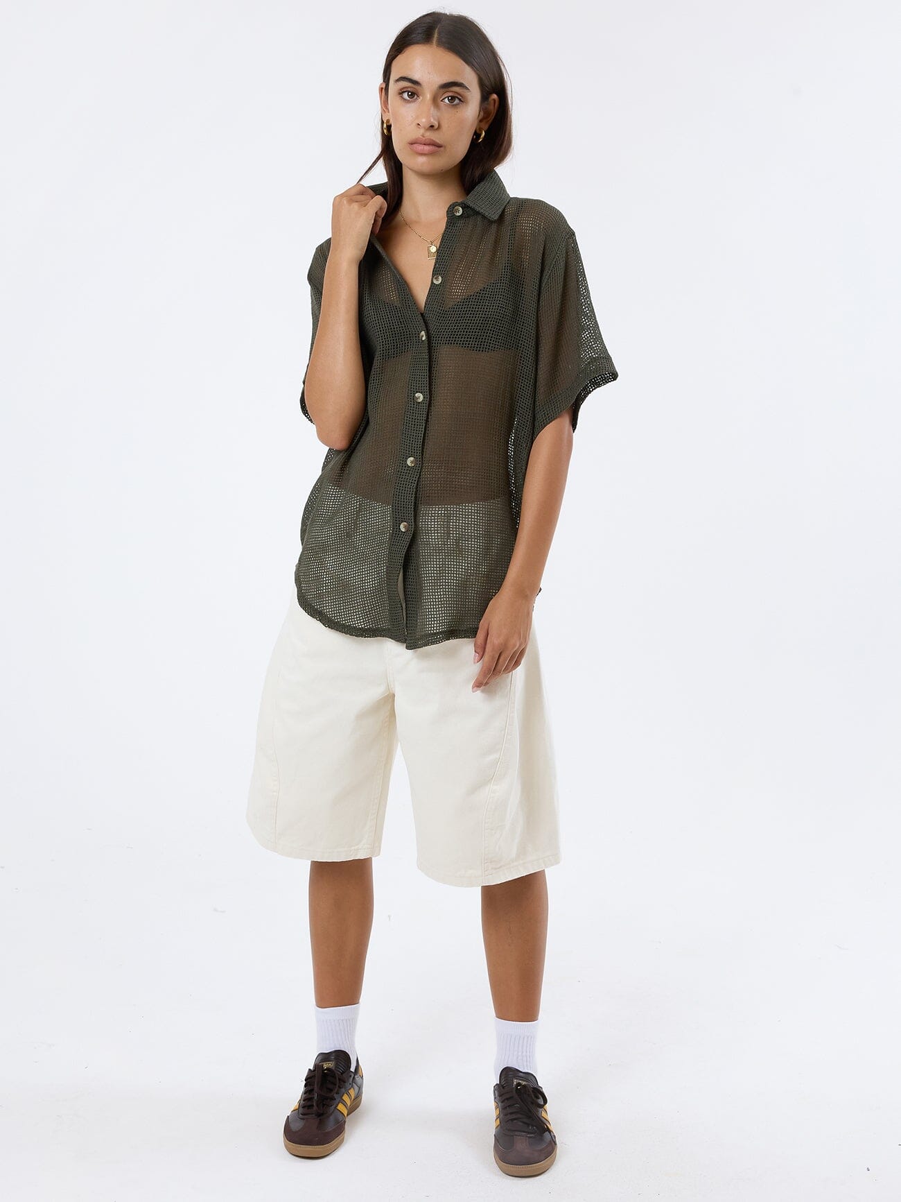 Lattice Shirt - Tarmac