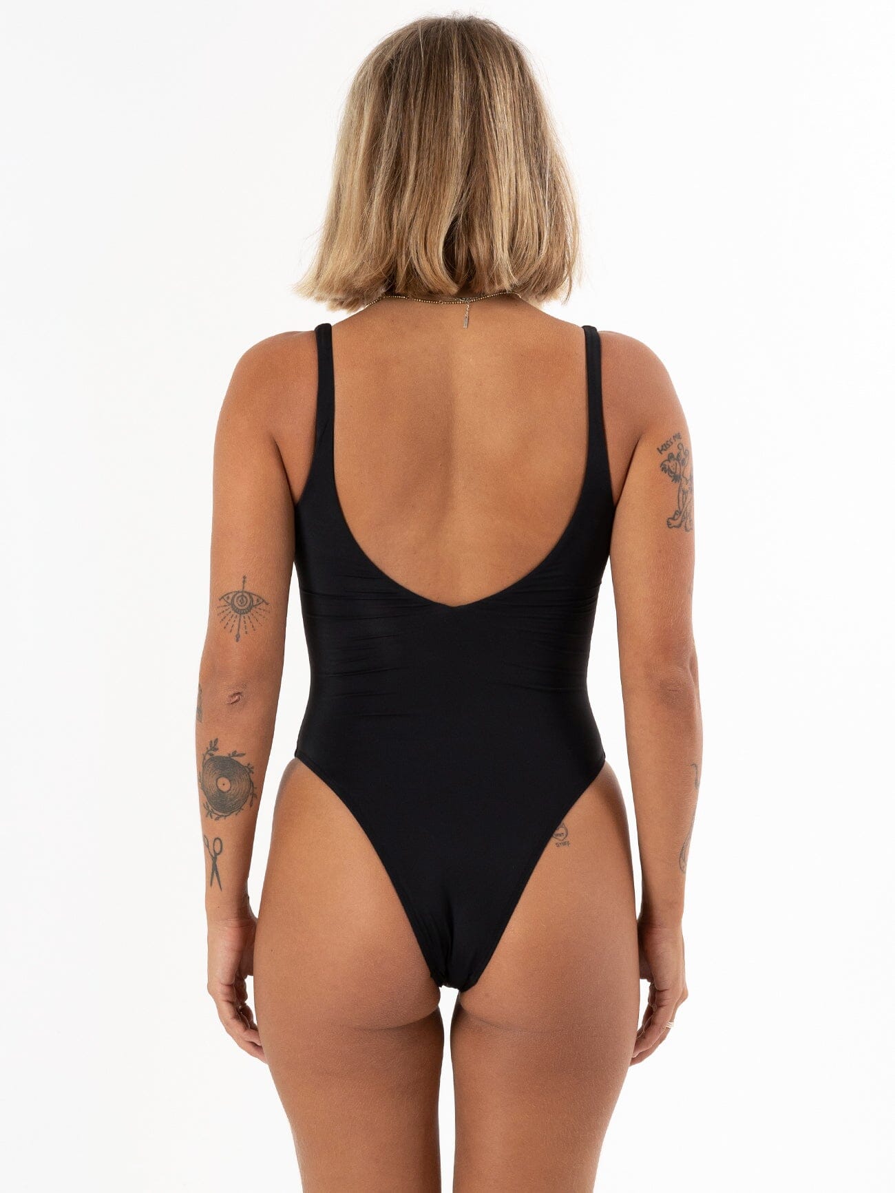 Thrills Plunge One Piece - Black