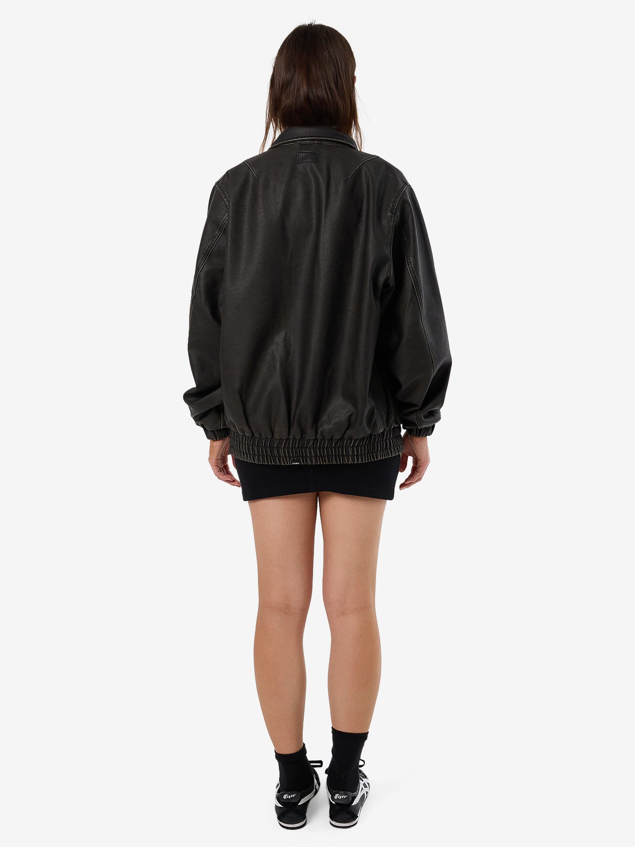 Oliver Oversized Bomber - Washed Black