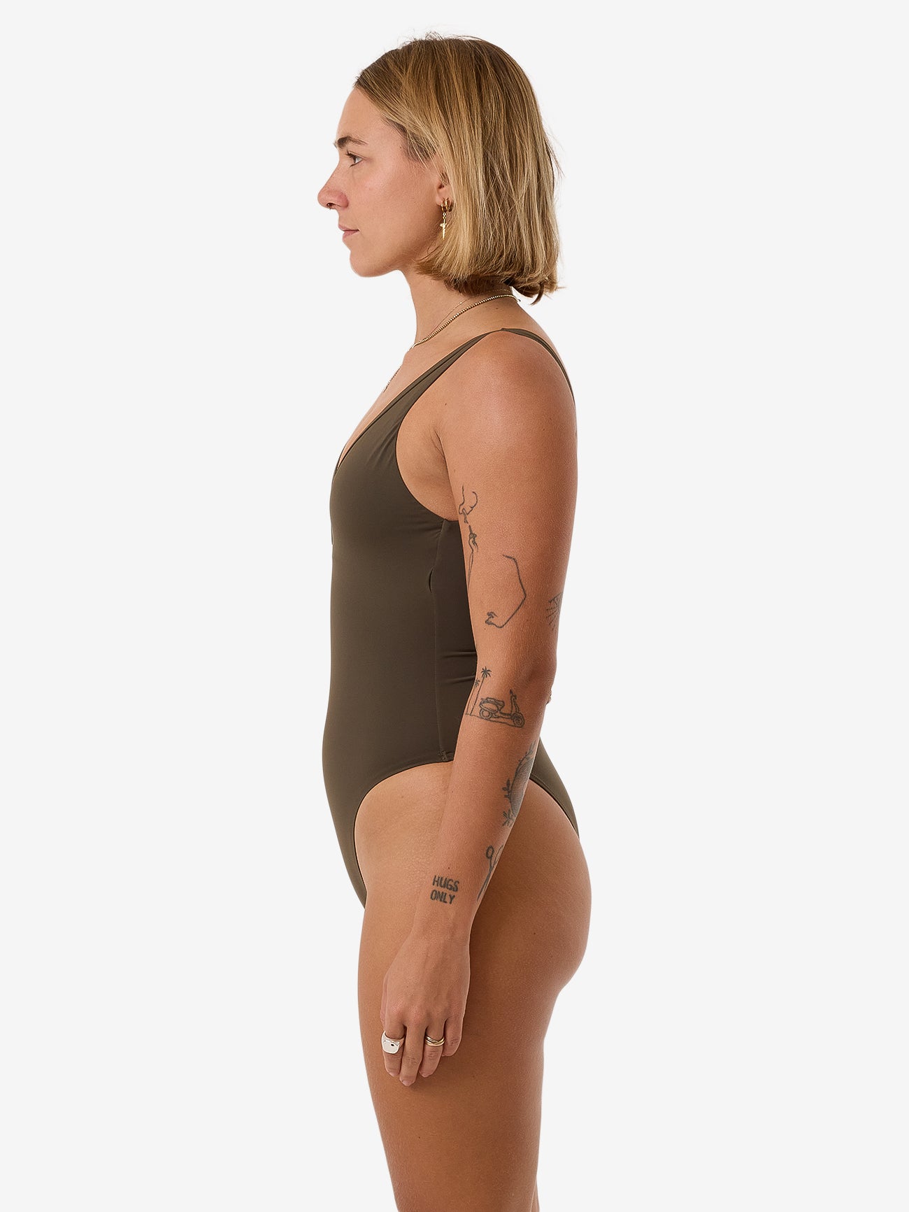 Thrills Plunge One Piece  - Tarmac