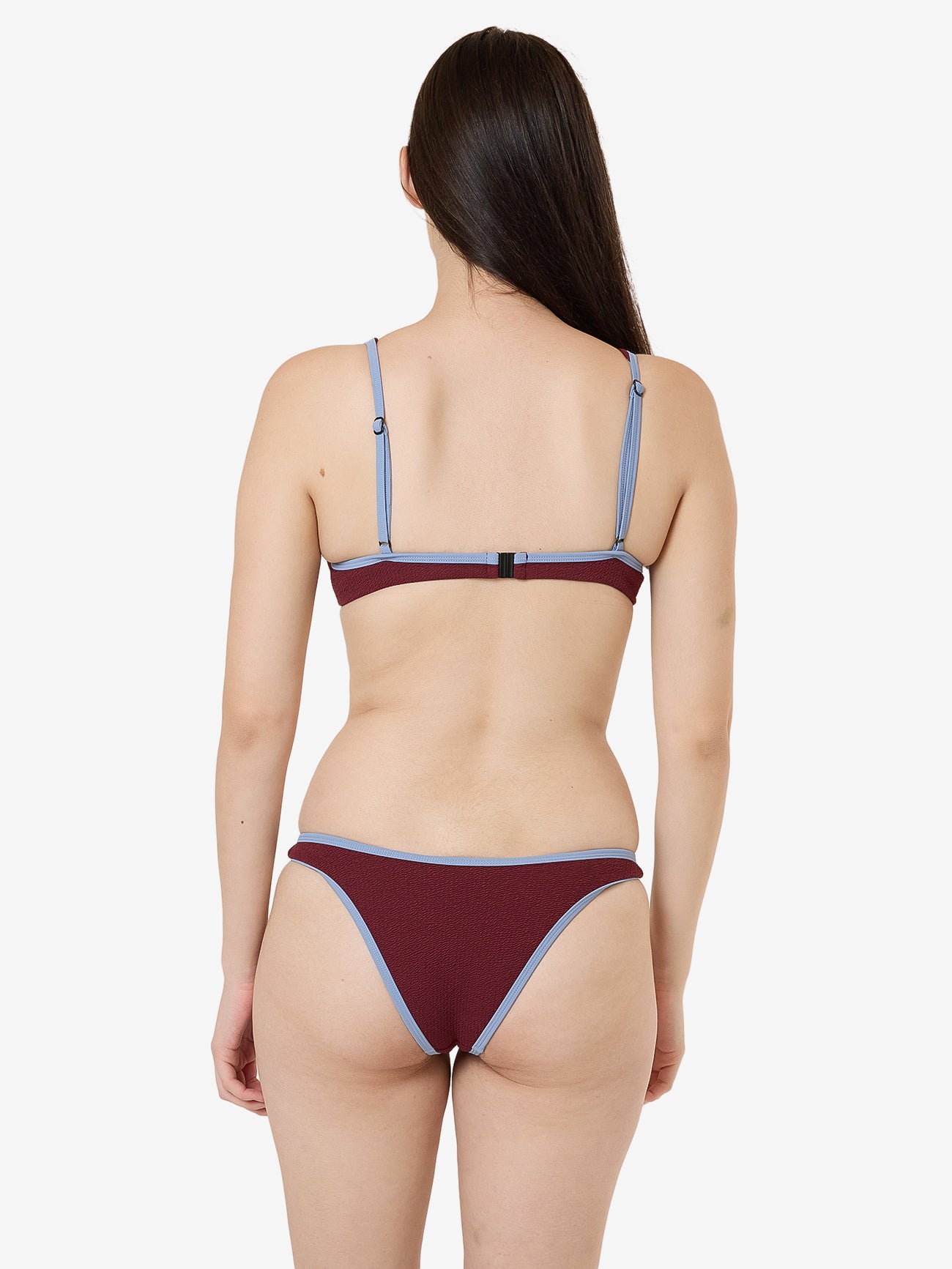 Farrow Tall Underwire Bikini Top - Dark Cherry