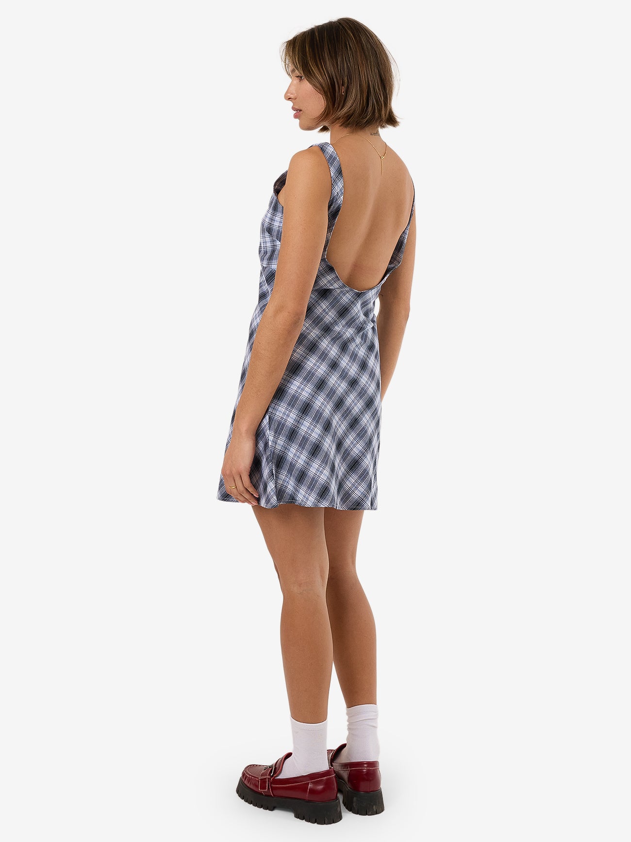 Friendly Service Xavier Bias Mini Dress - Iceberg