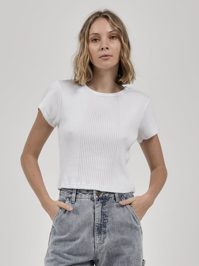 Hard Yakka x Thrills Micro Tee - White
