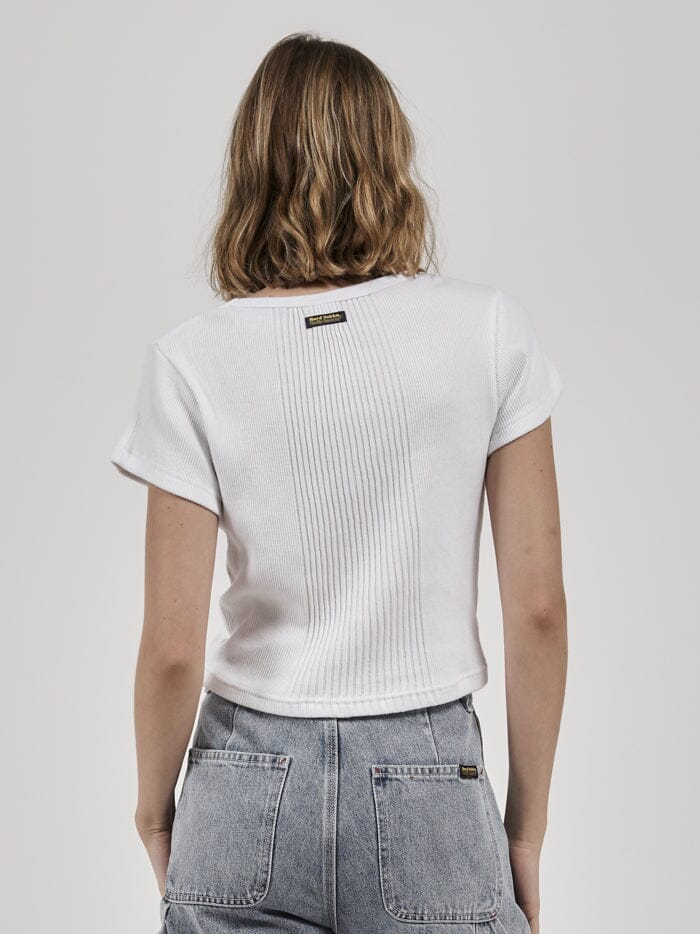 Hard Yakka x Thrills Micro Tee - White