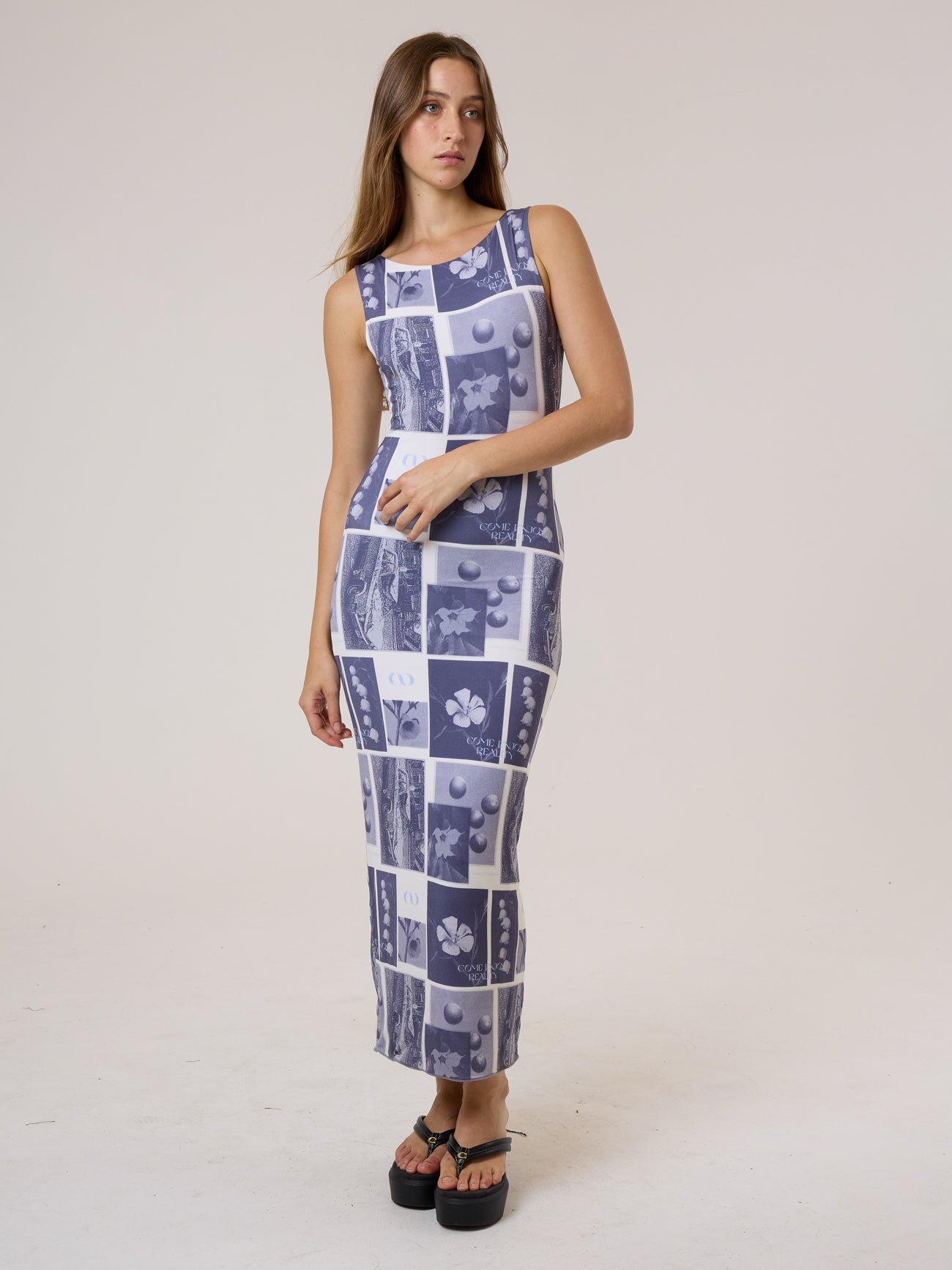 Infinite Reality Maxi Dress - Ebony