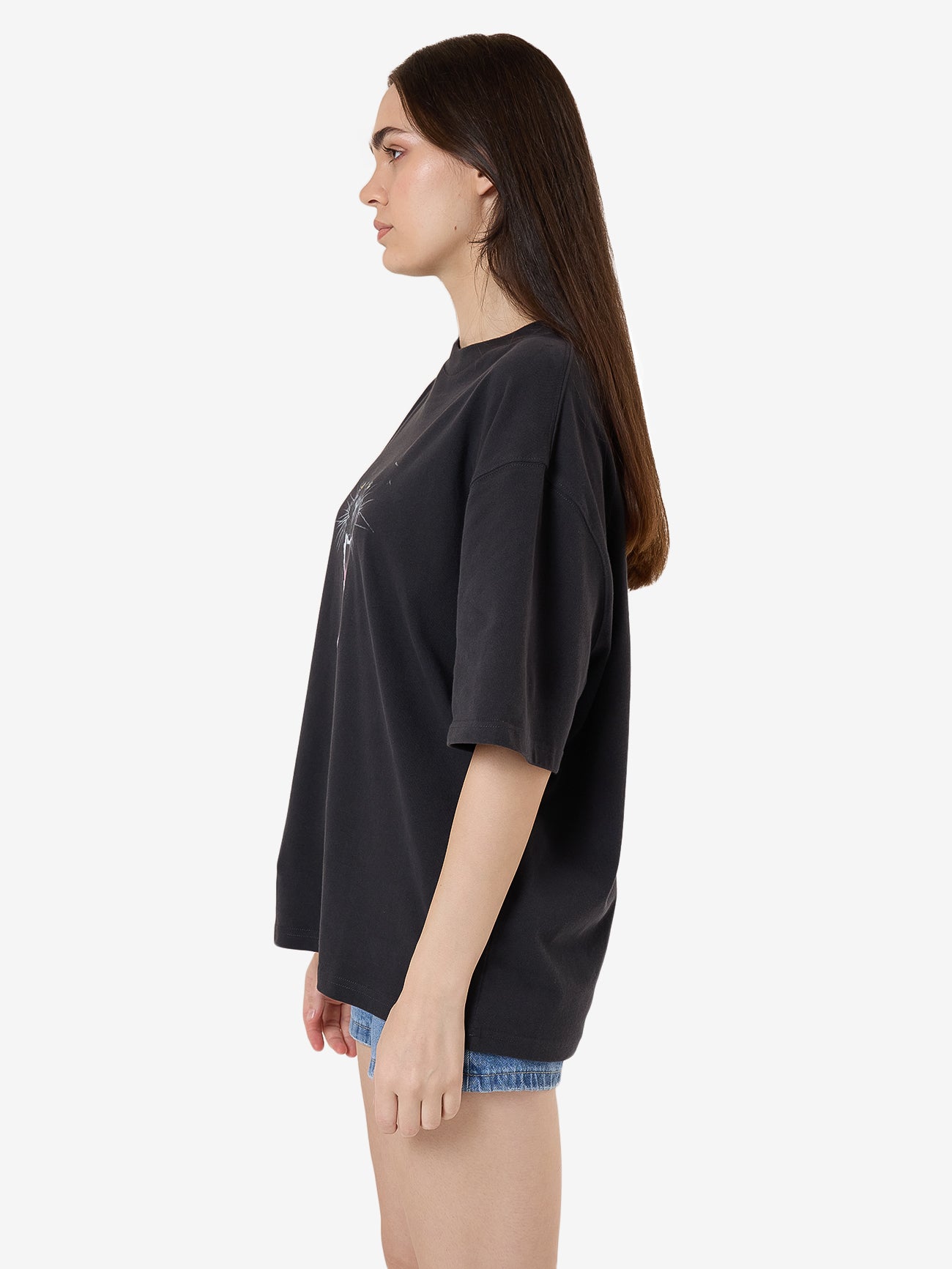 Deadly Pursuit Oversized Tee - Washed Black 4