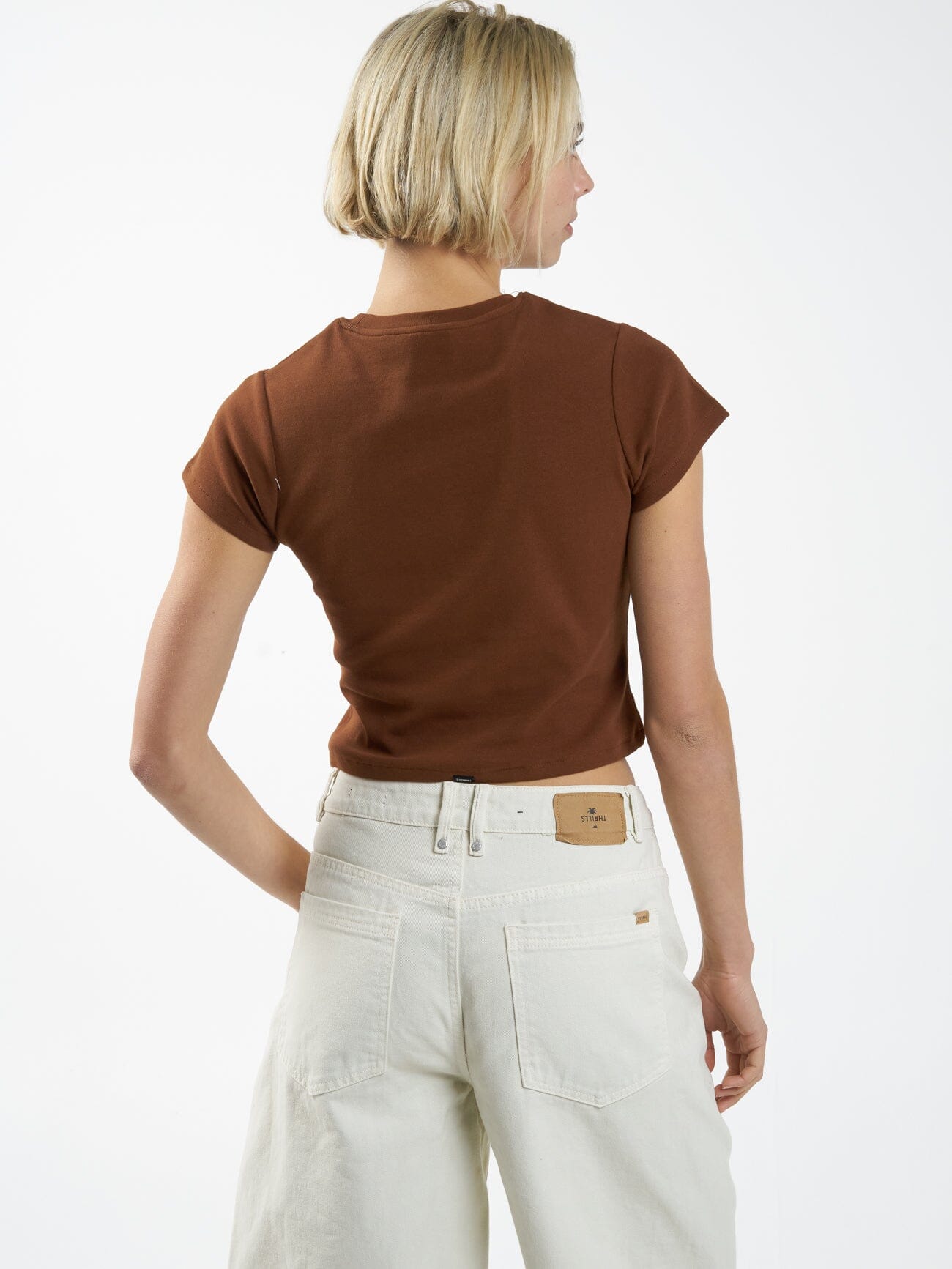 Minimal Thrills Mini Tee - Chestnut