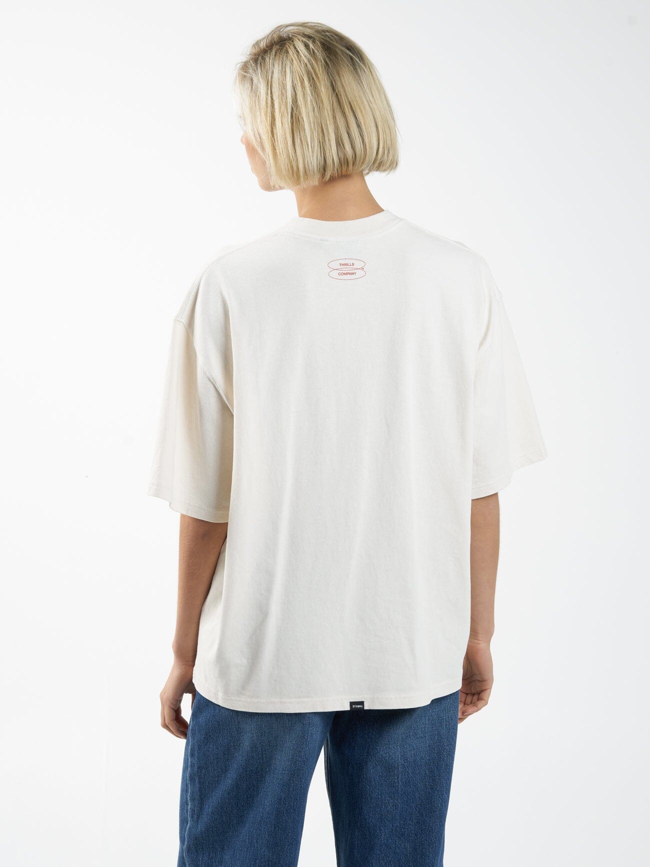 Healing Delusions Oversized Tee - Heritage White