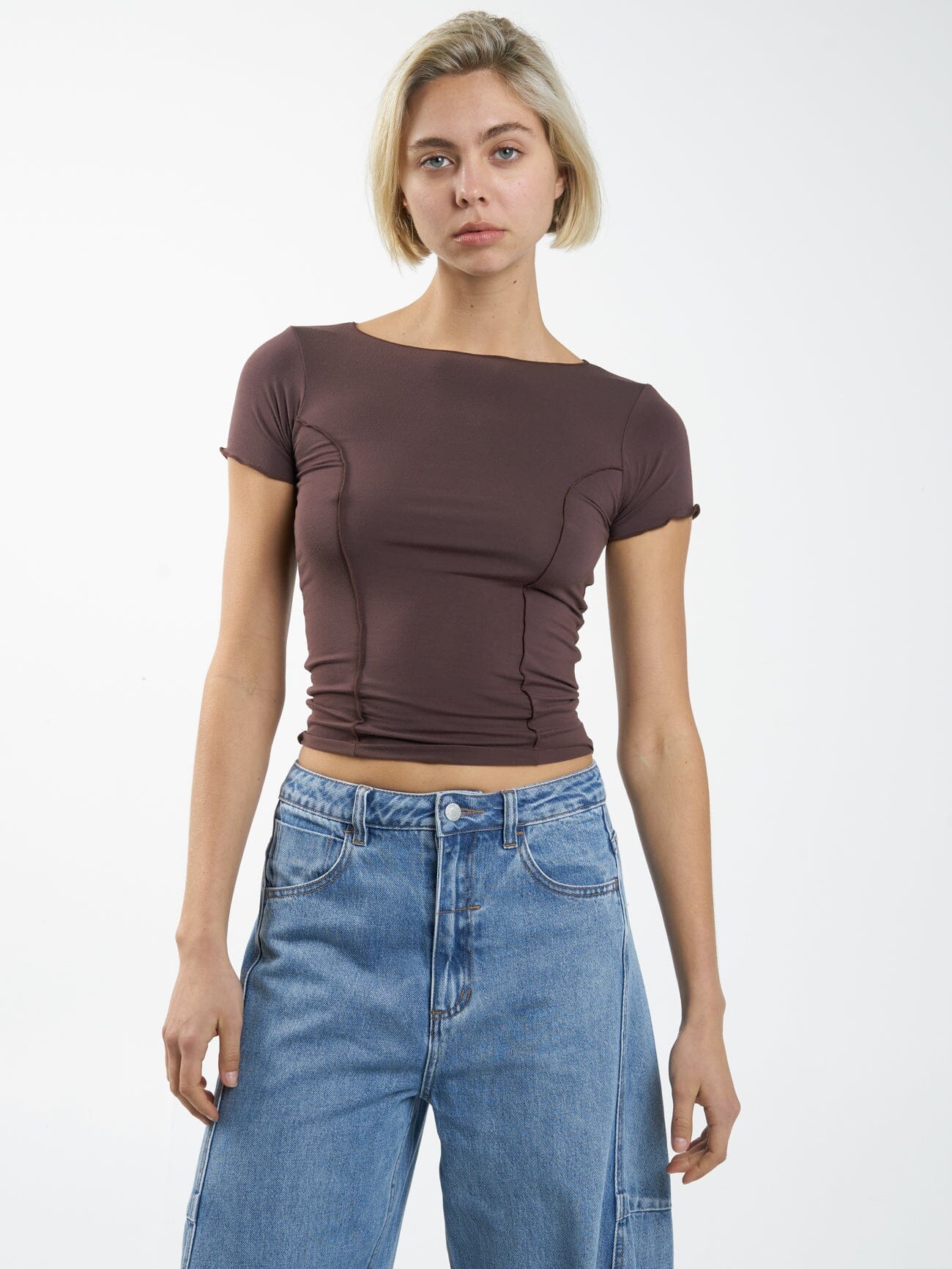 Zoe Top - Chocolate Plum