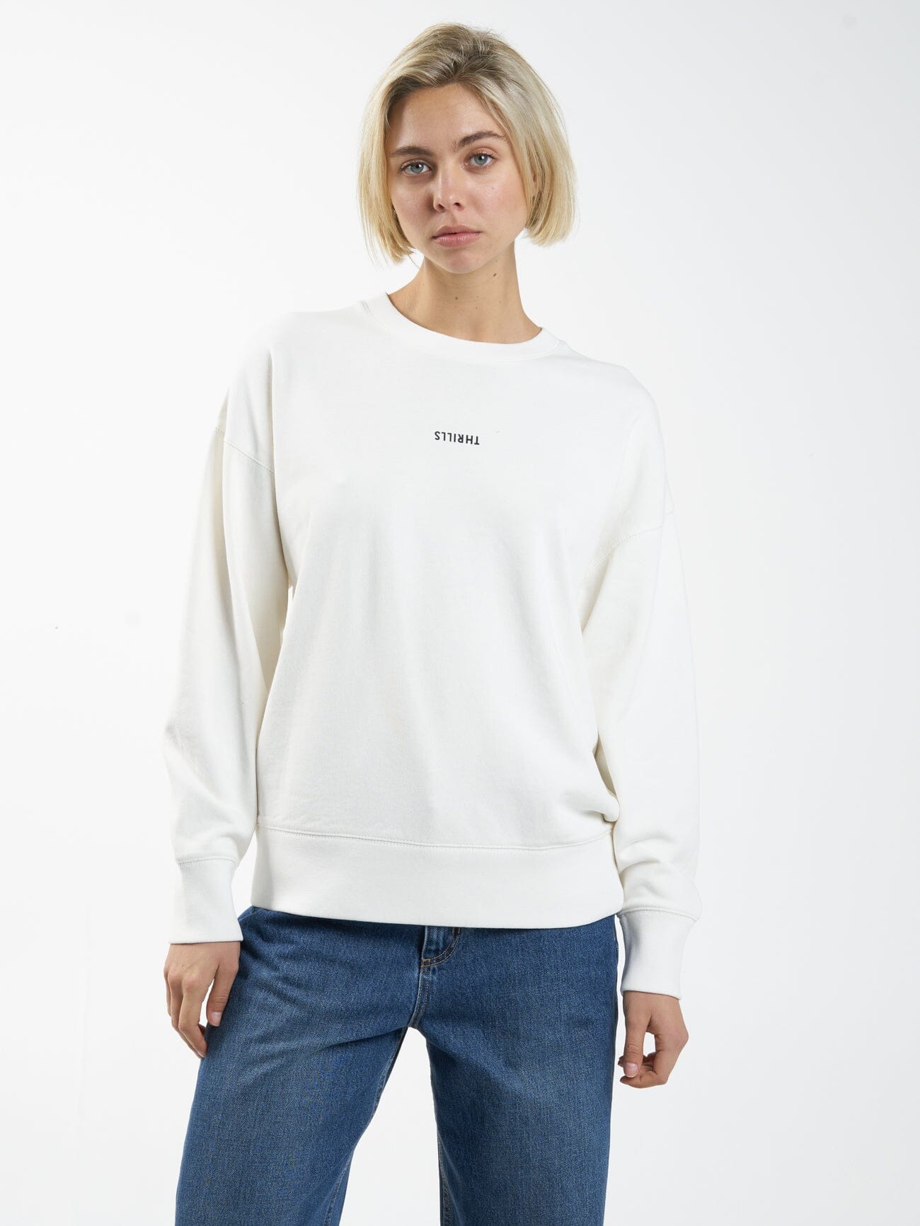 Minimal Thrills Slouch Crew - Tofu