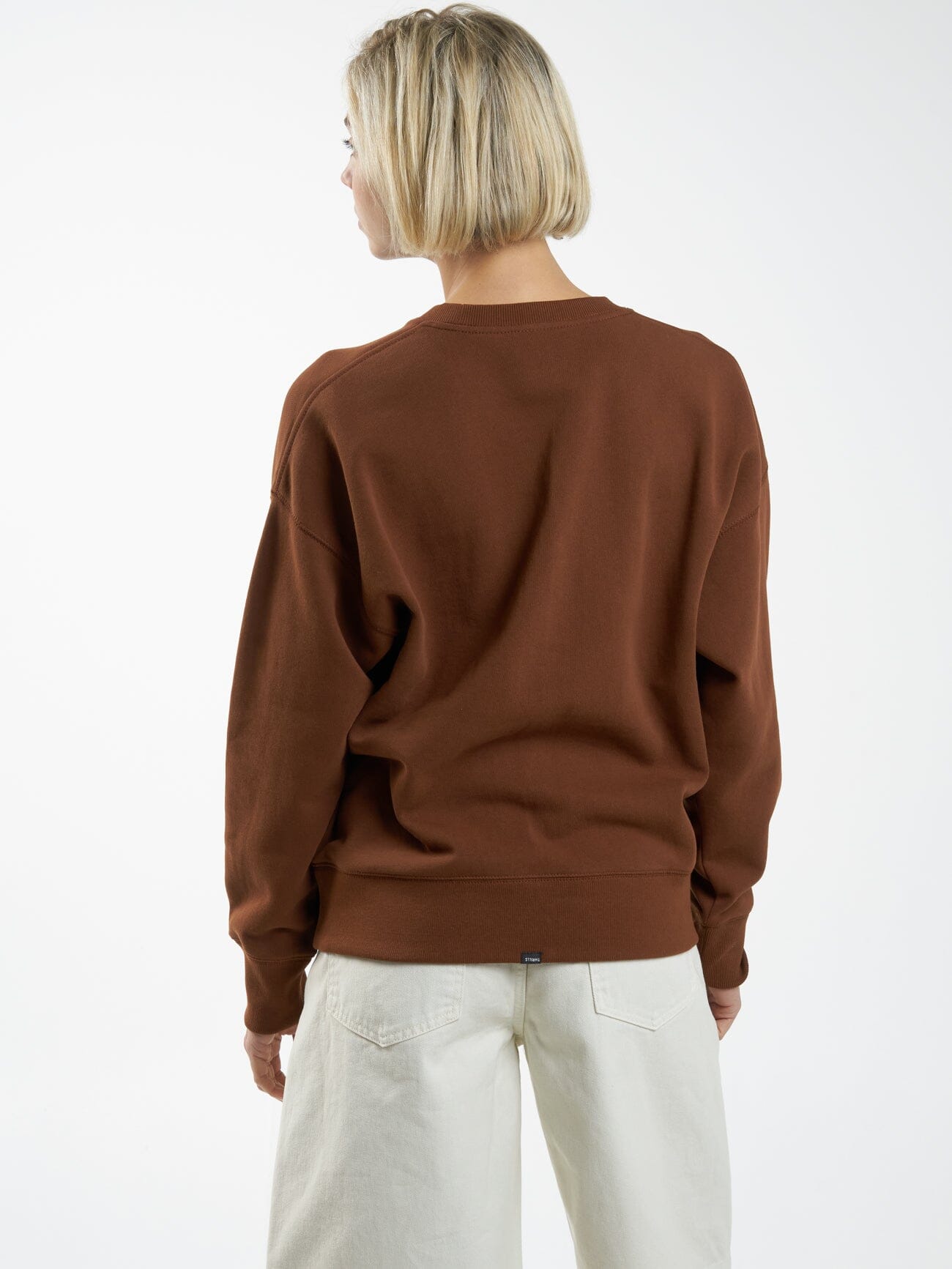 Minimal Thrills Slouch Crew - Chestnut