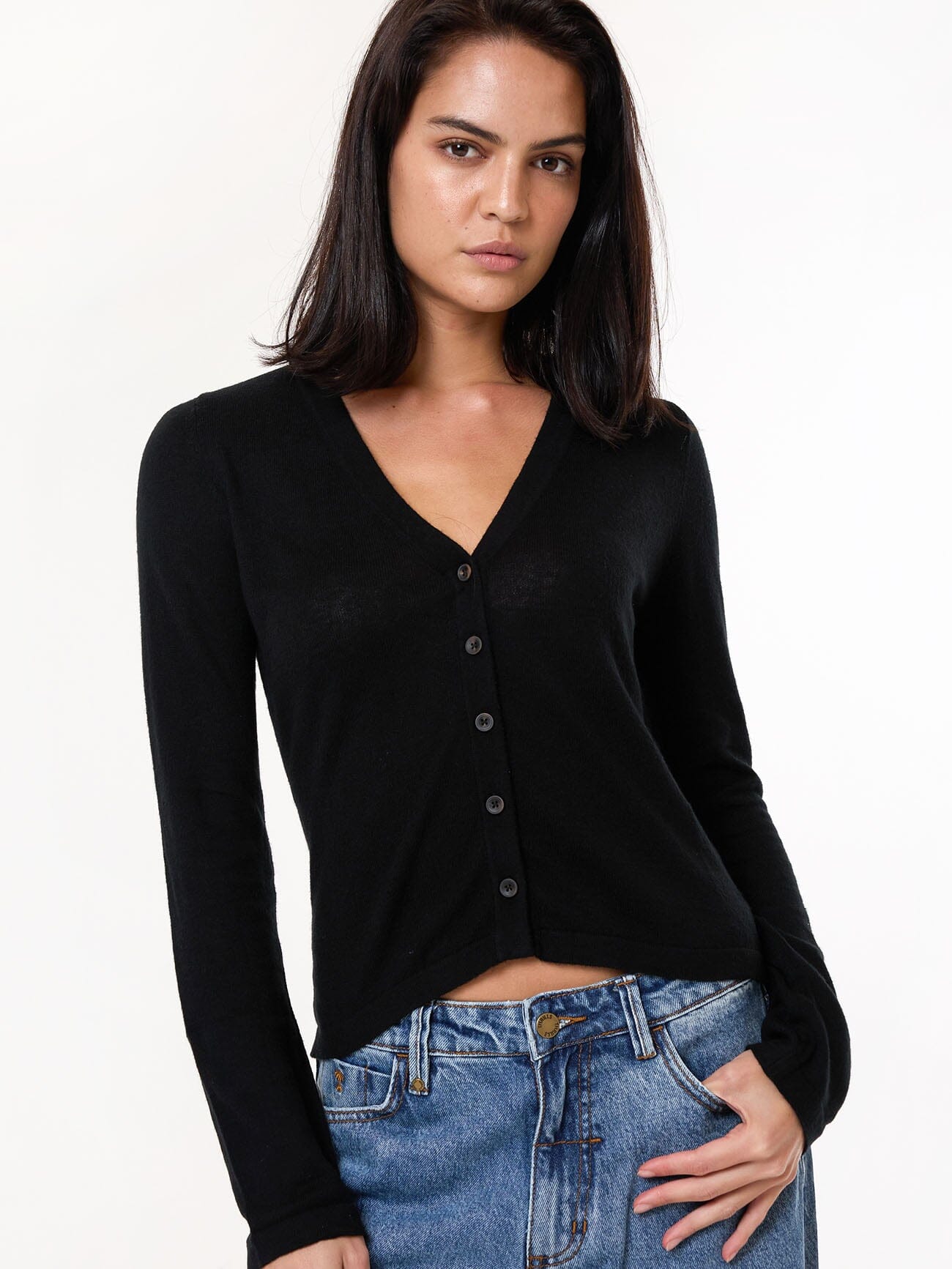 Alaia Knit Cardigan - Black