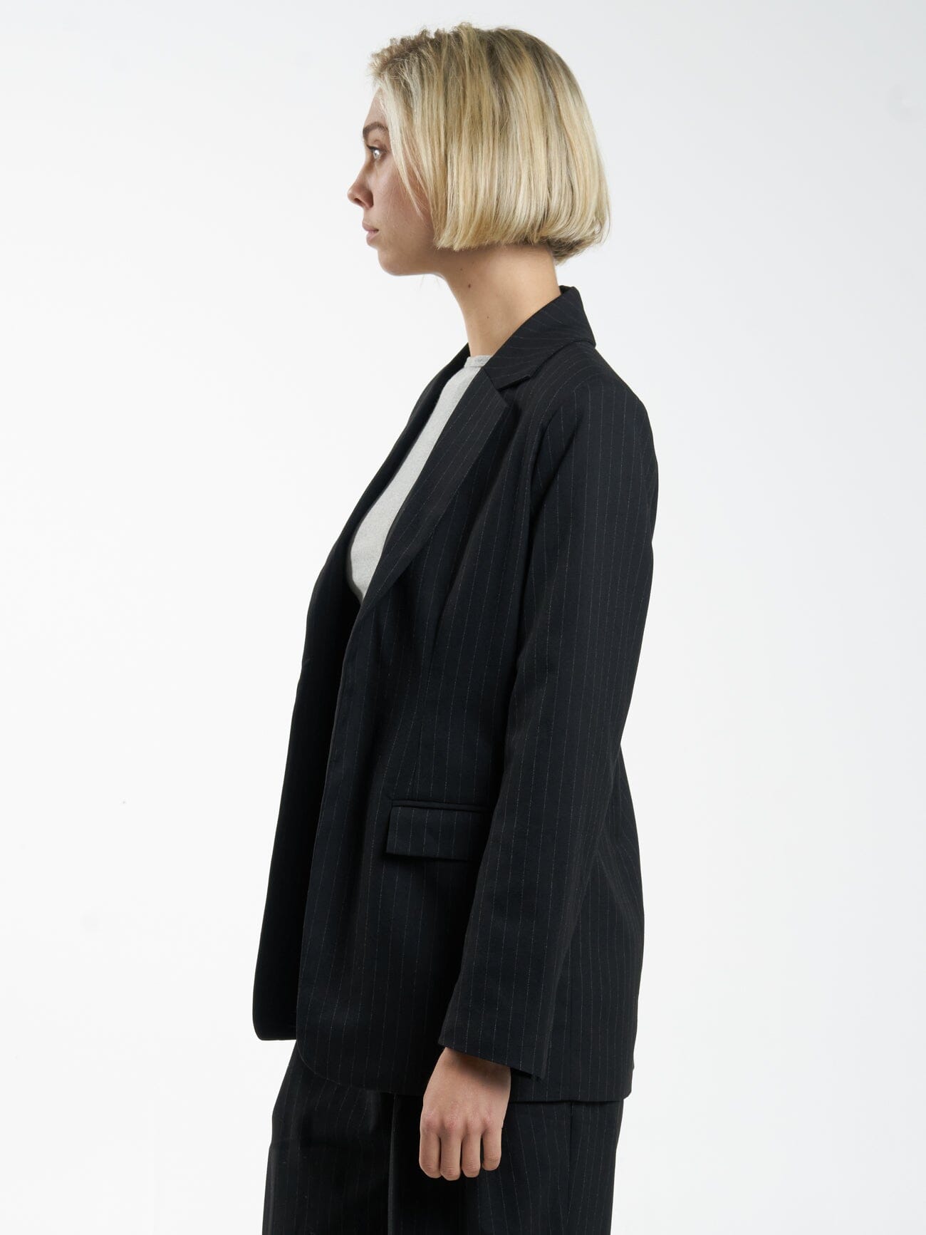 Allegra Blazer - Charcoal