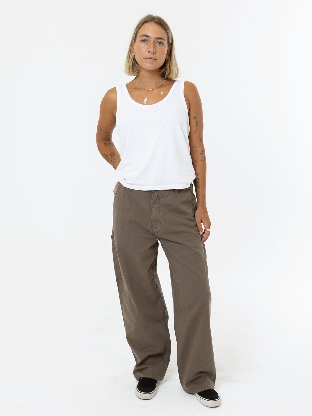 Slouch Carpenter Twill Pant - Desert