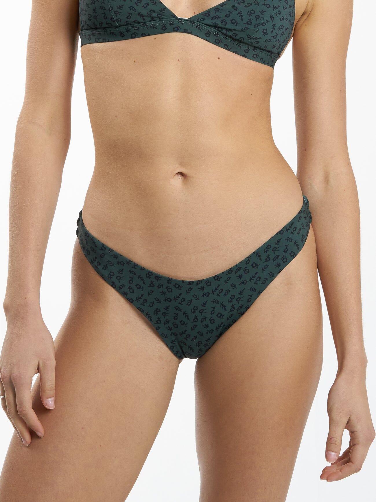 Cassia Classic Bikini Bottom - Deep Forest