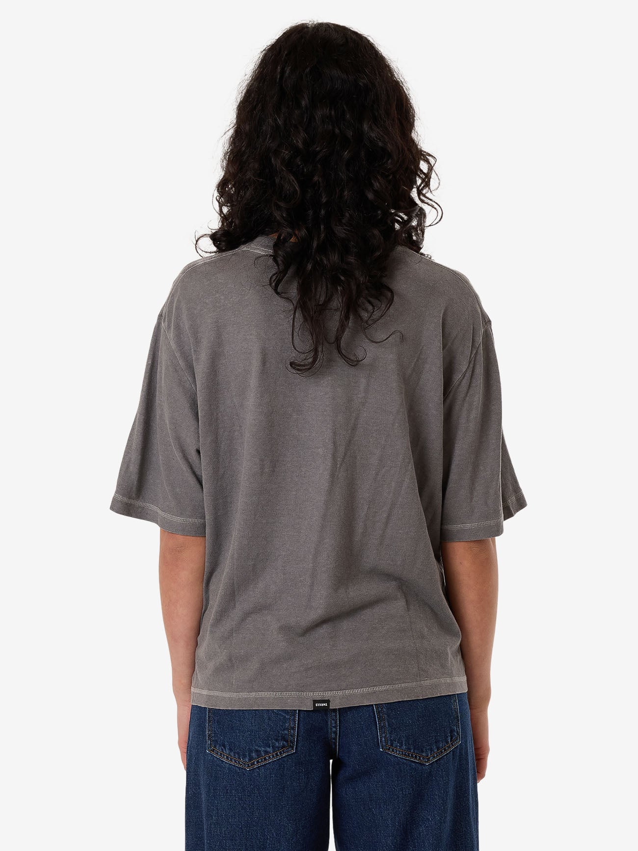 Hemp Square Tee - Grey Ash