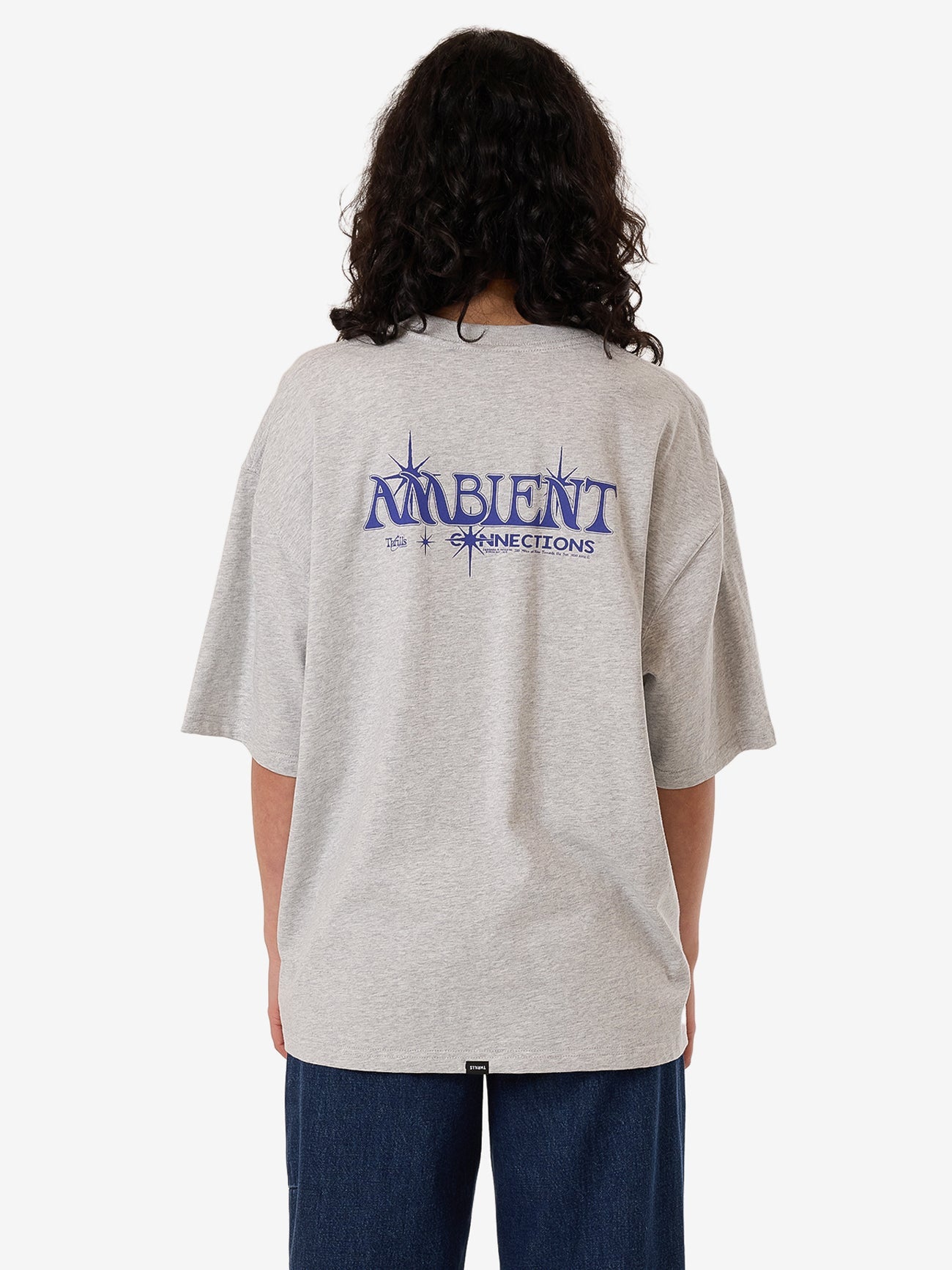 Ambient Connection Oversized Tee - Snow Marle 4