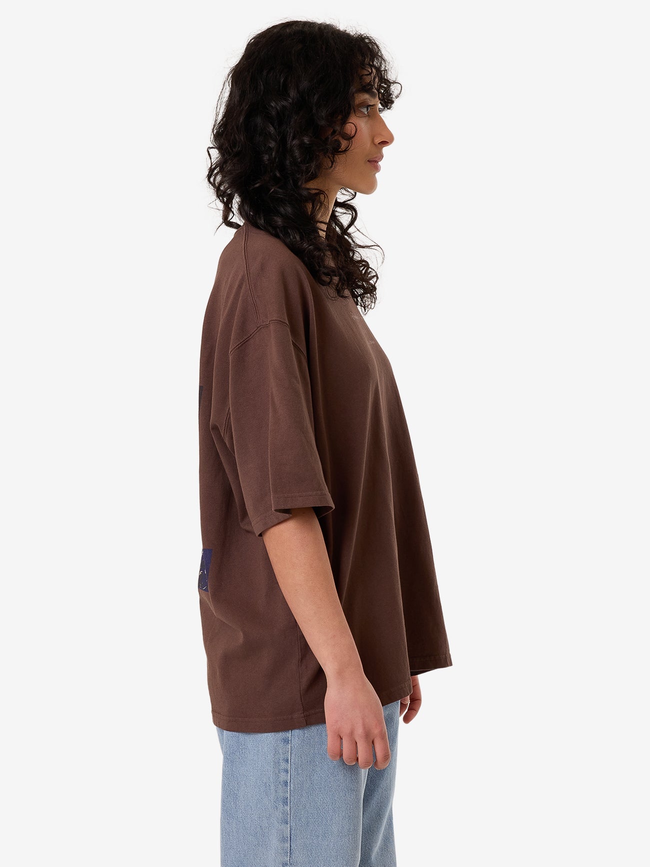 Dalia Oversized Tee - Coffee 4