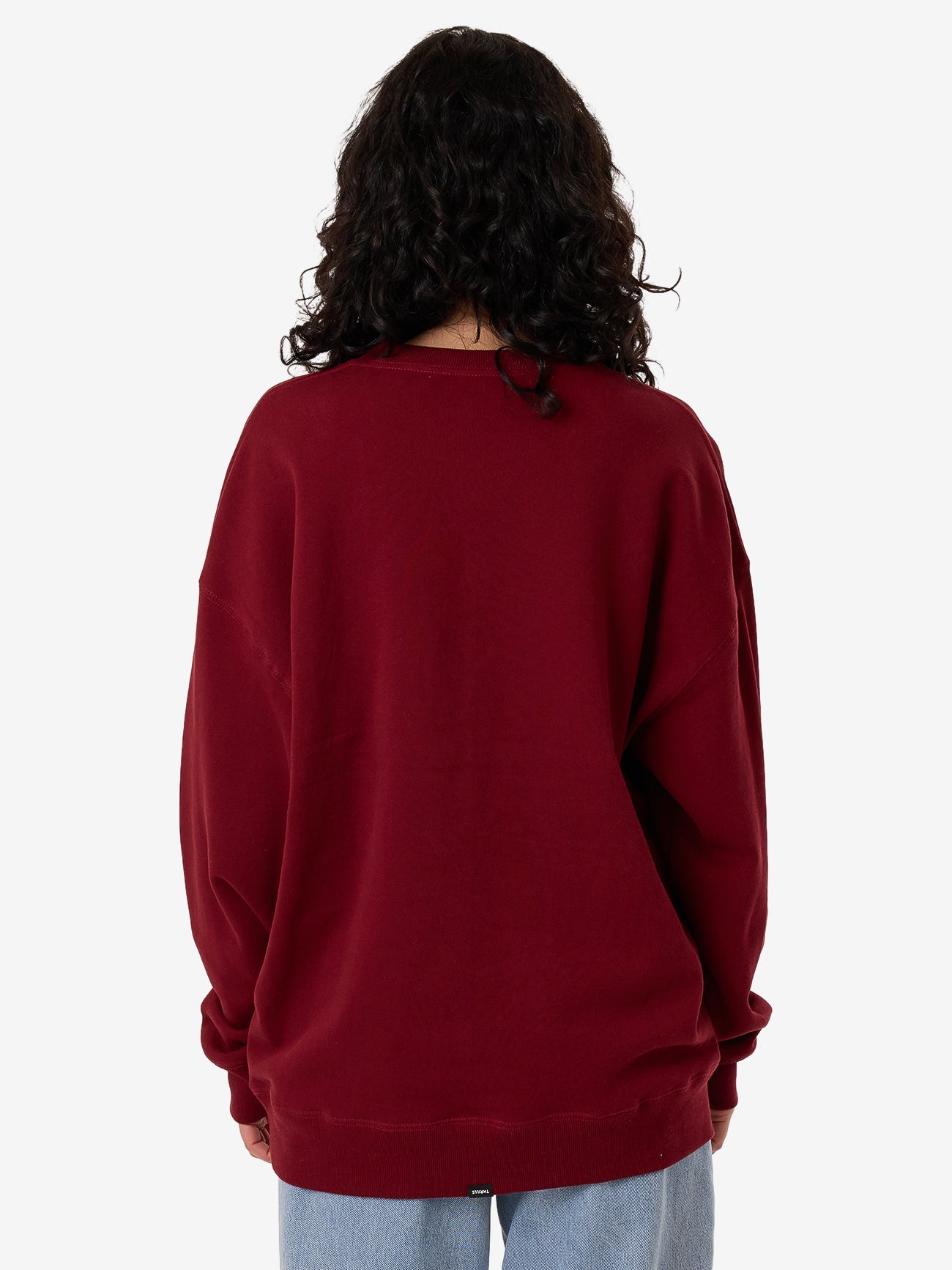 Minimal Thrills Slouch Crew - Cabernet 4