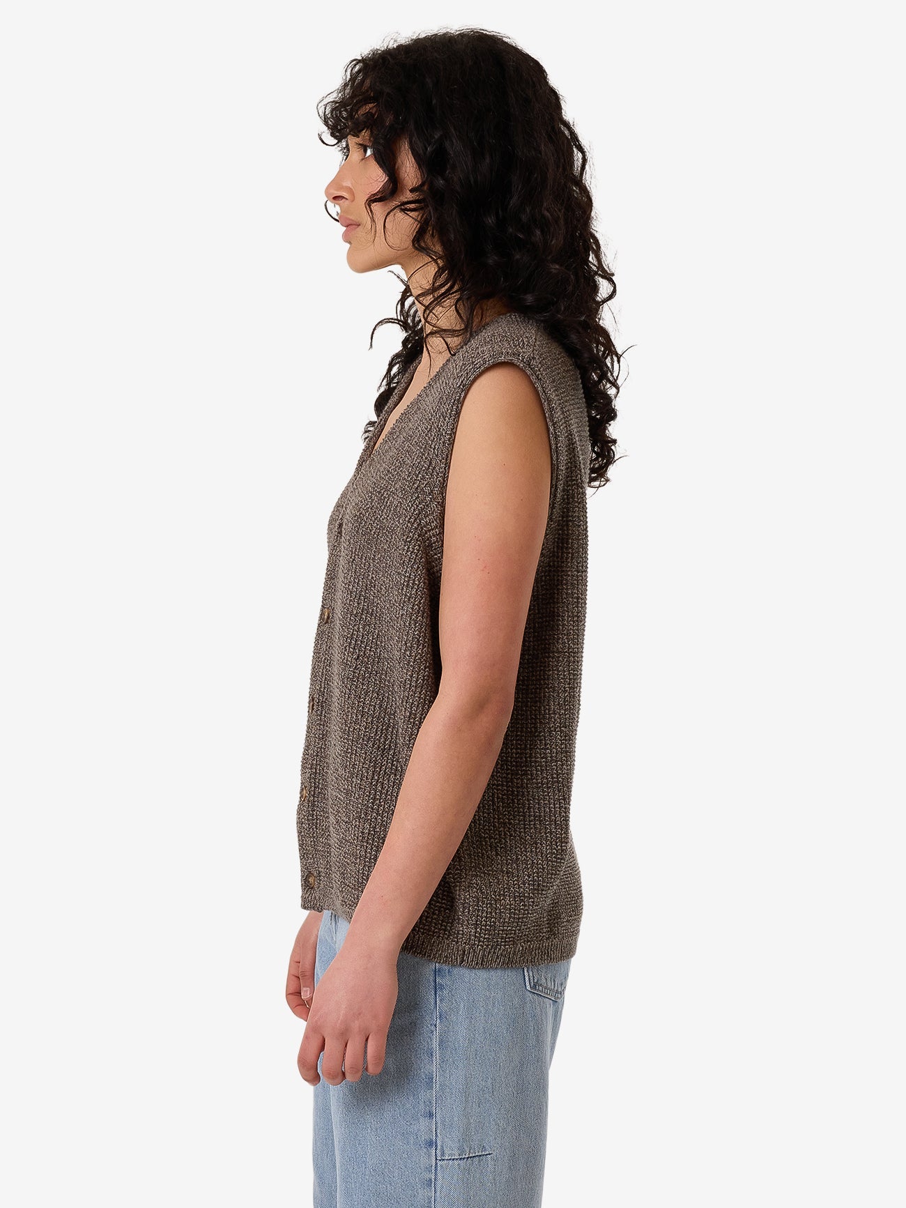 Sam Knit Vest - Loam 4