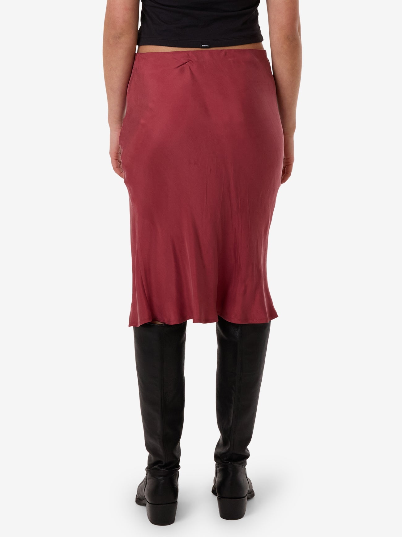 Blair Slip Skirt - Cabernet 4