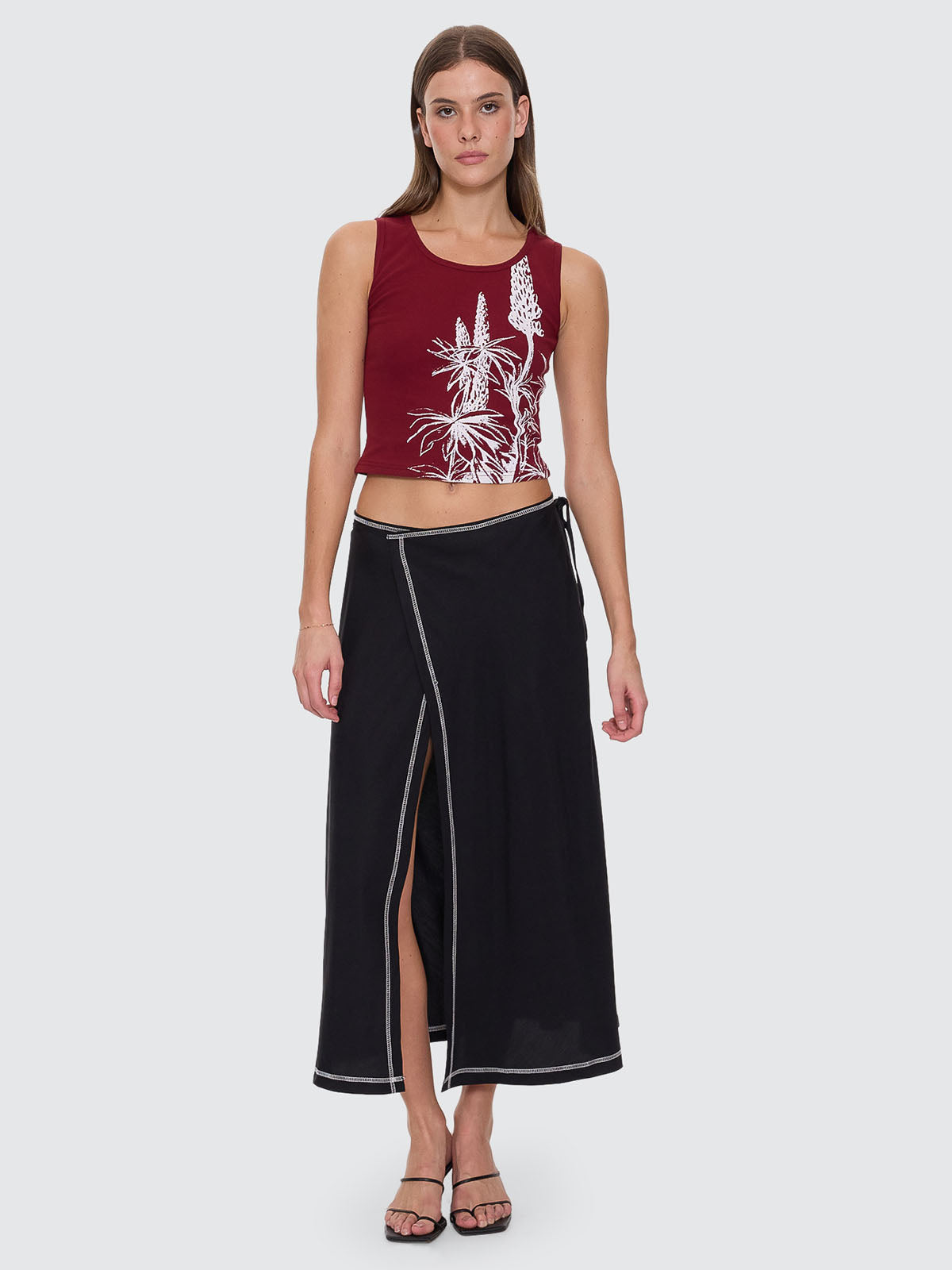 SOORPLOOM 　Flippa Skirt (Dark Denim) 5y The Reese Smocked Denim Pull-On Midi Skirt | Anthropologie