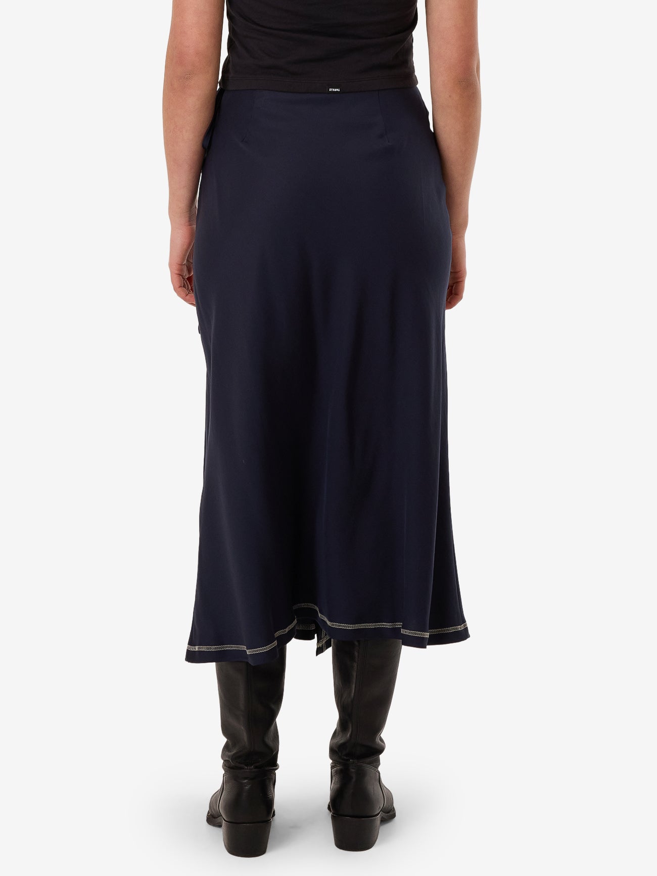 Contour Midi Skirt - Peacoat 4