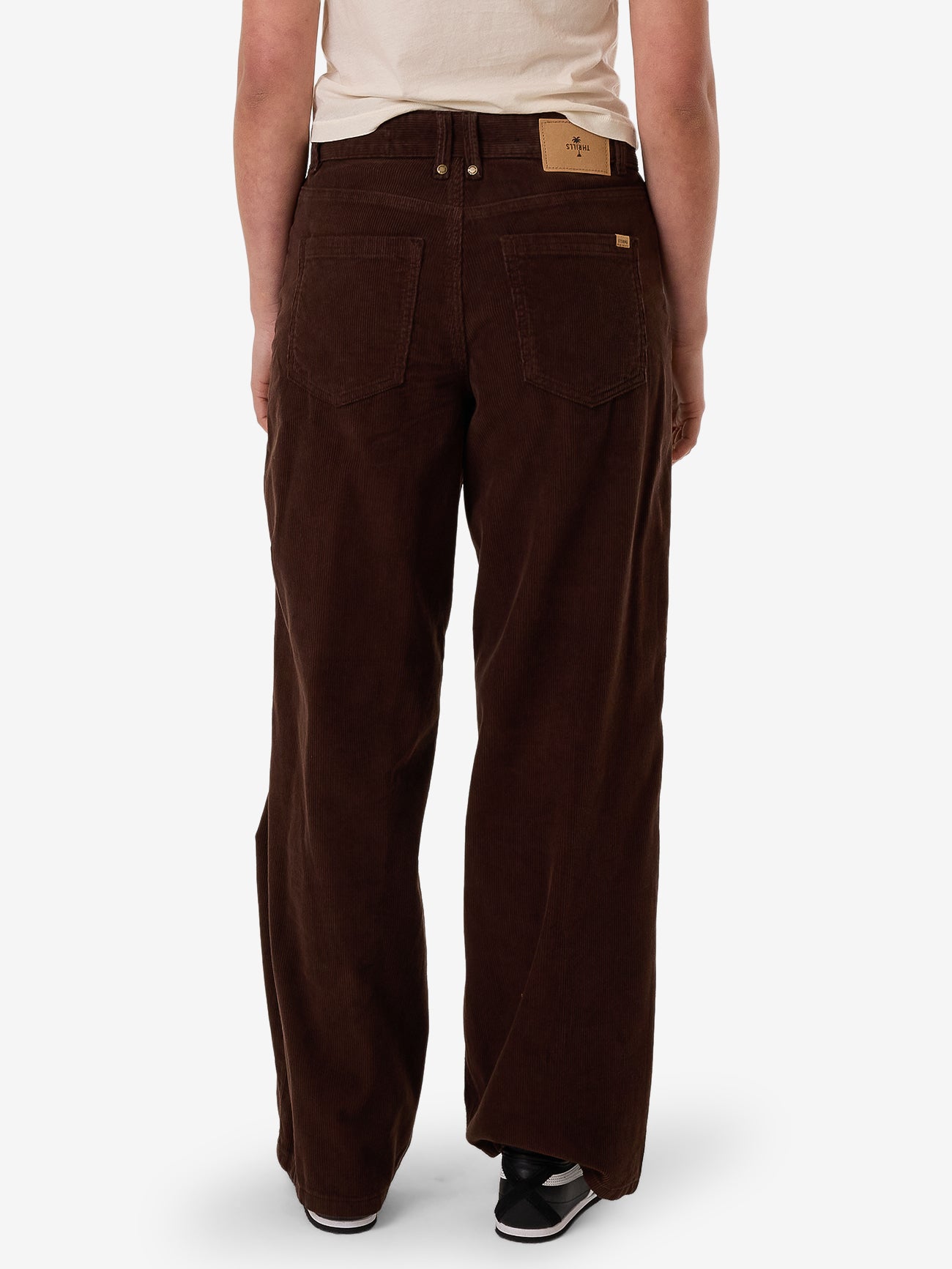 Billie Low Cord Pant - Dark Coffee 4