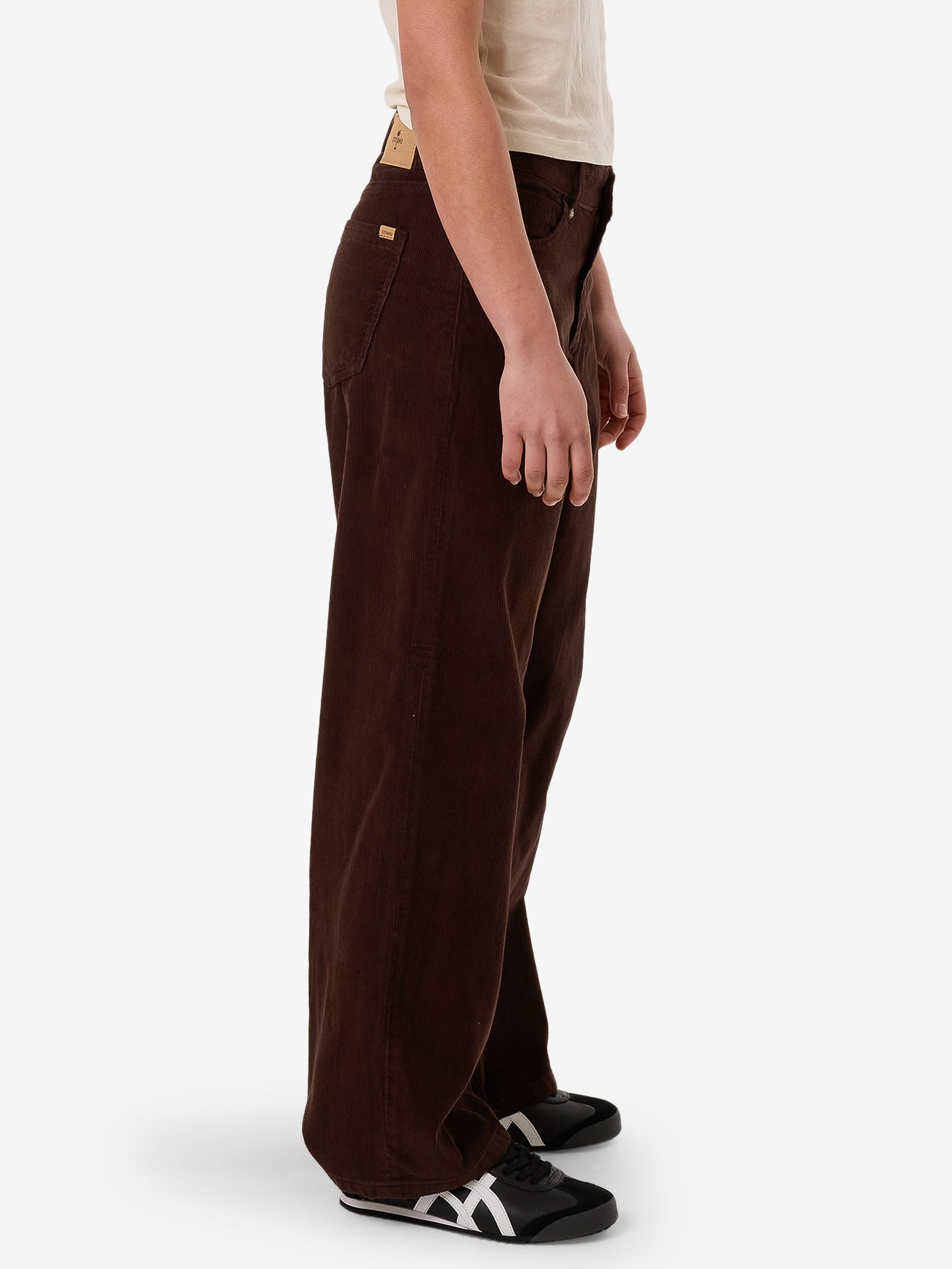 Billie Low Cord Pant - Dark Coffee 4