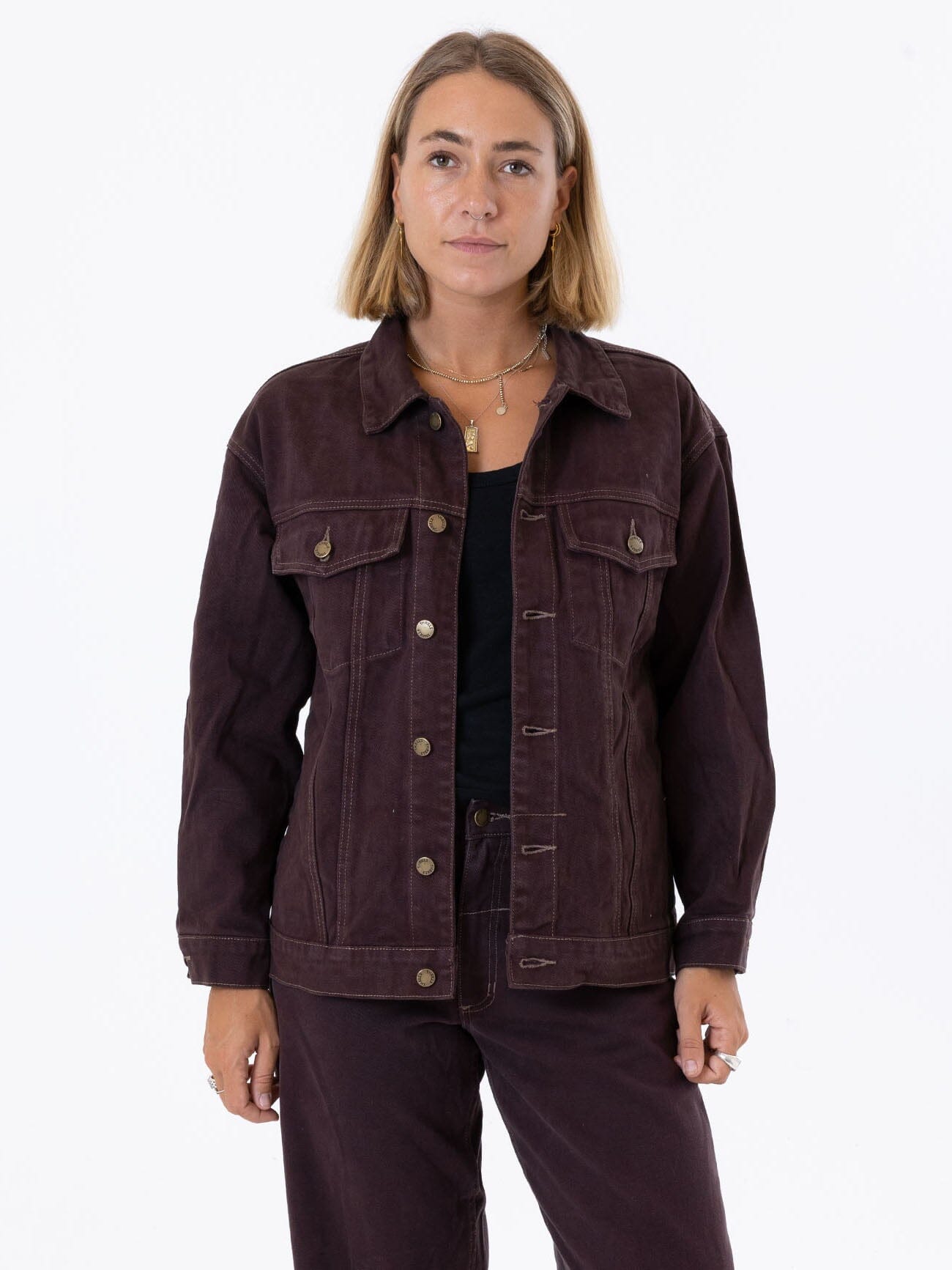 Madi Jacket - Chocolate Plum