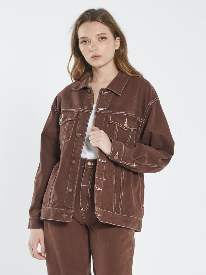 Madi Jacket - Washed Cocoa