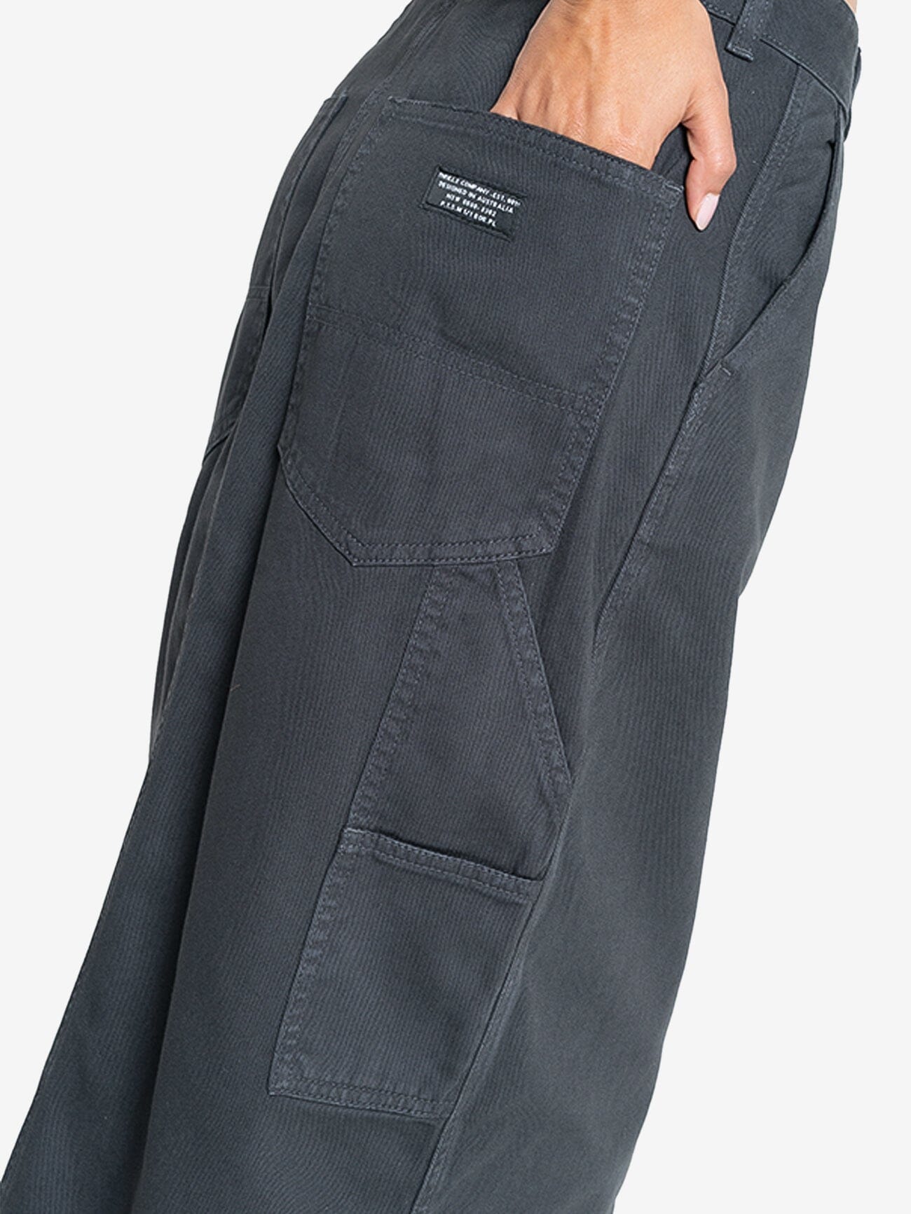 Carpenter Maxi Skirt - Dark Charcoal 4