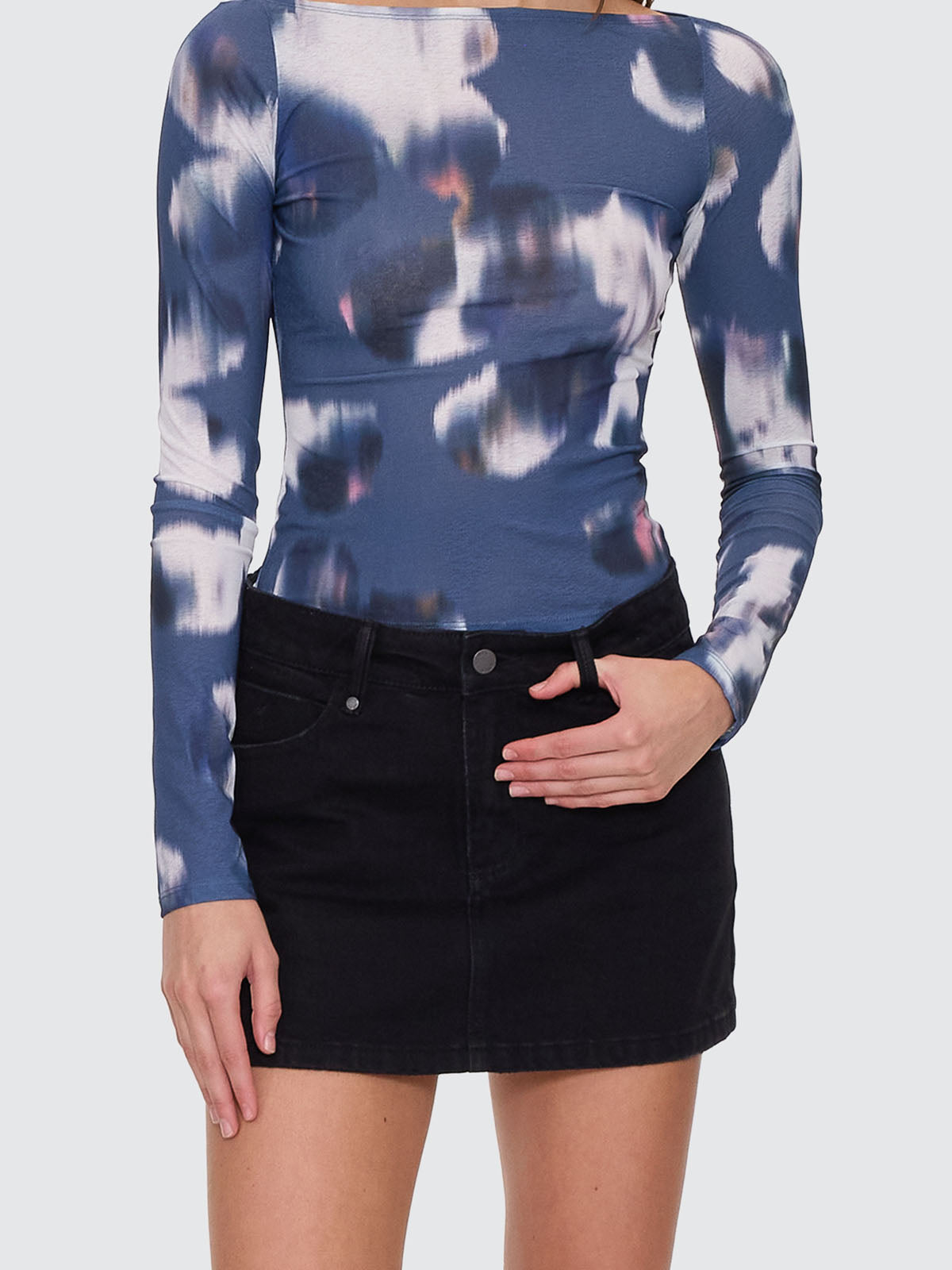 Sophie Skirt - Black Rinse