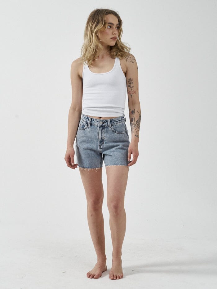 Erica Mid Rise Short - Garage Blue | Thrills Co. | Thrills Co. USA