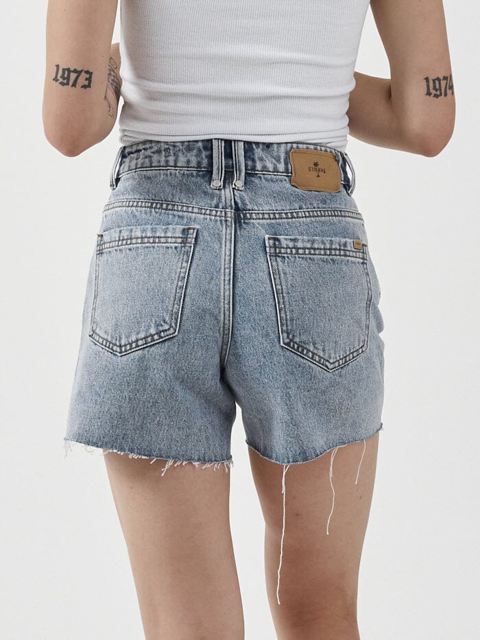 Erica Mid Rise Short - Garage Blue