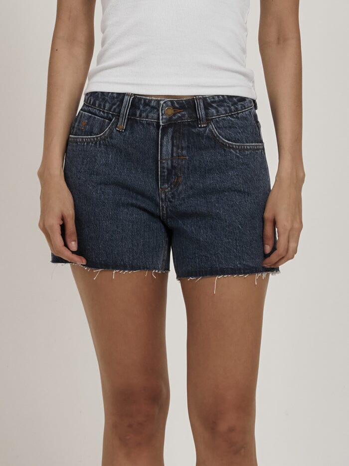 Erica Mid Rise Short - Worn In Blue