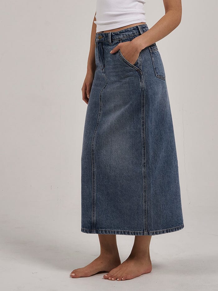 Frankie Skirt - Weathered Blue