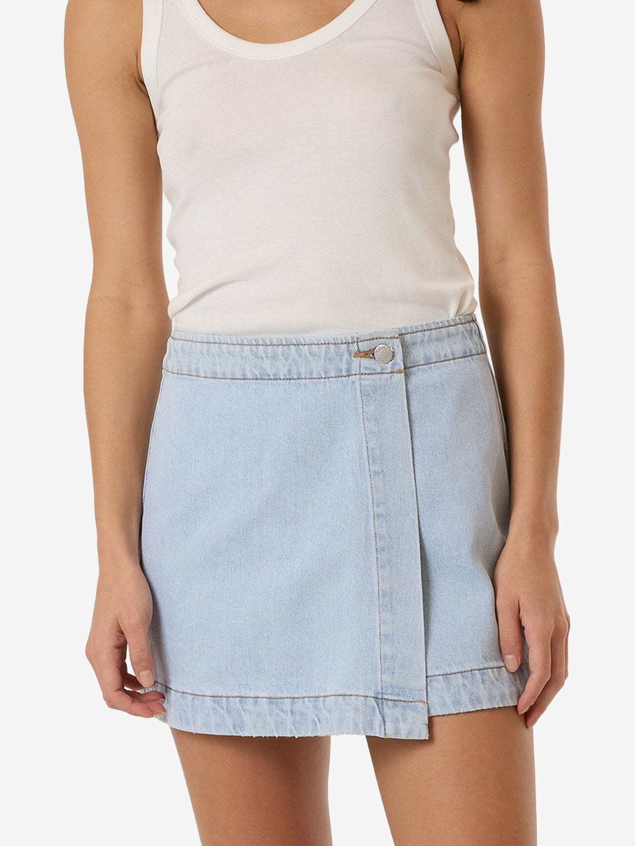 Marley Wrap Skirt - Epoch Blue 4