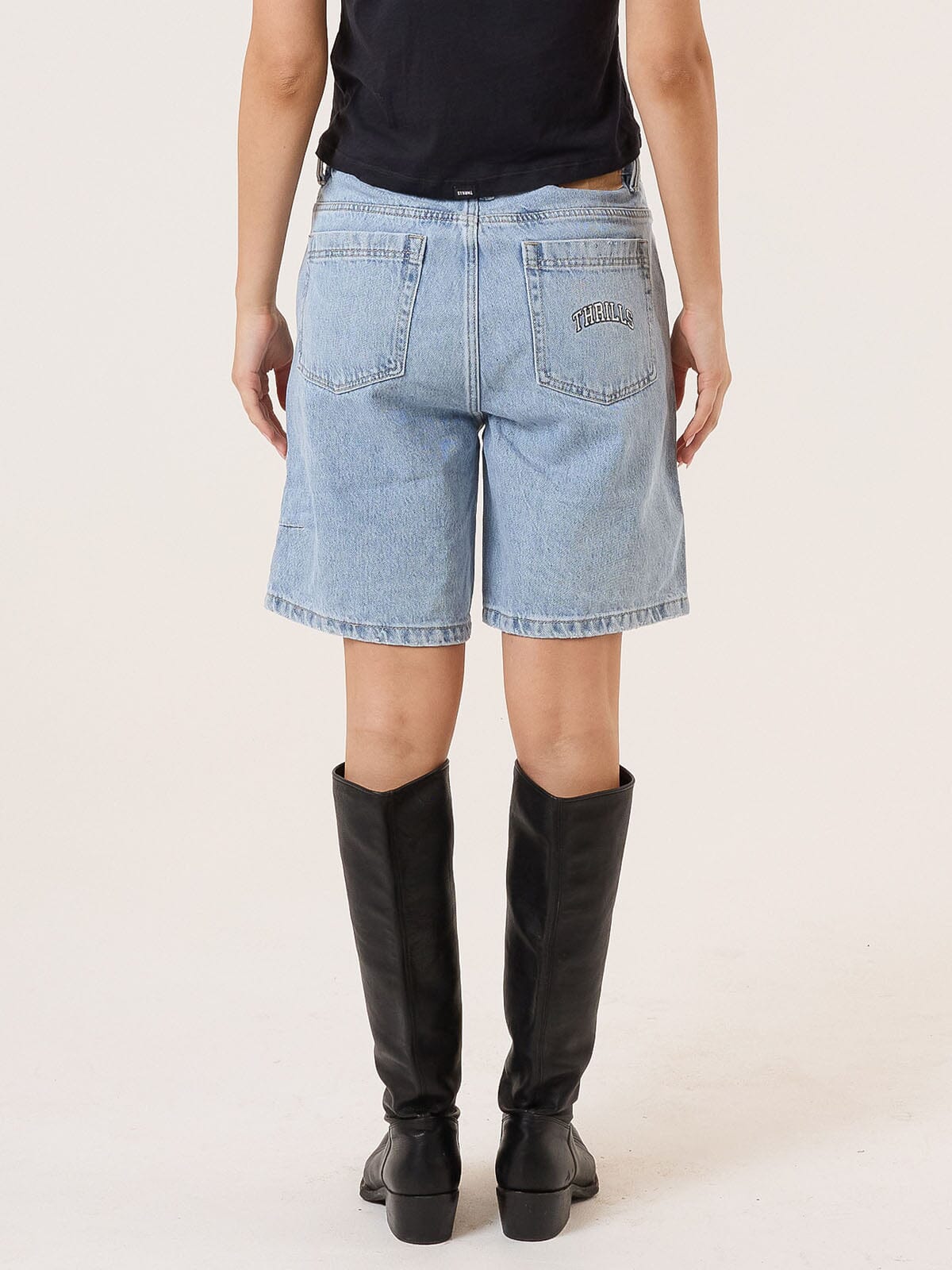 Reagan Home Advantage Slouch Embro Short - Ageless Blue 4