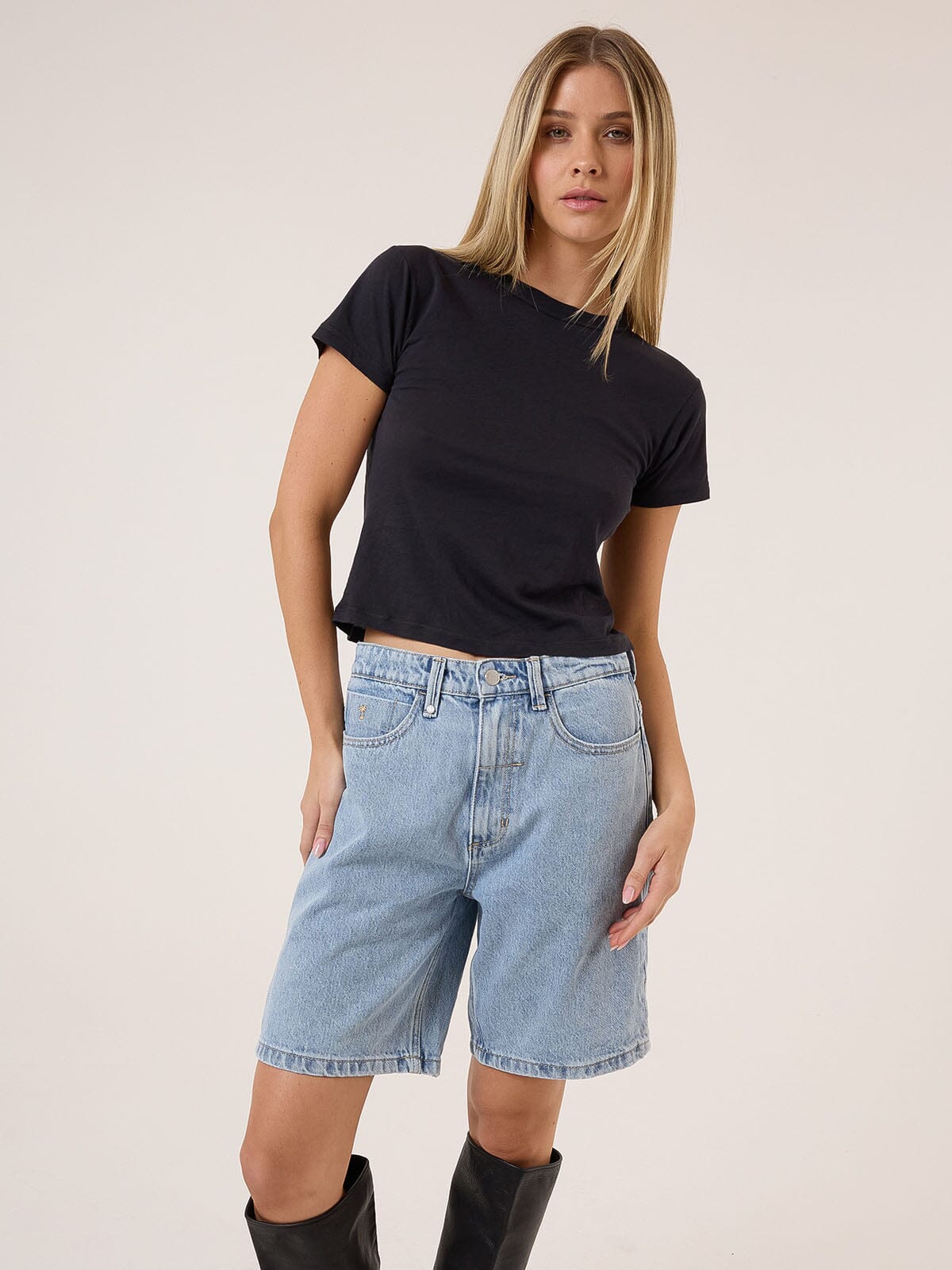 Reagan Home Advantage Slouch Embro Short - Ageless Blue 4