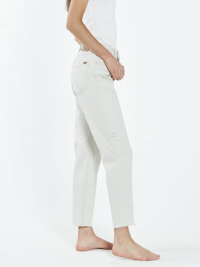 Paige Mid Rise Jean - Vintage Bone