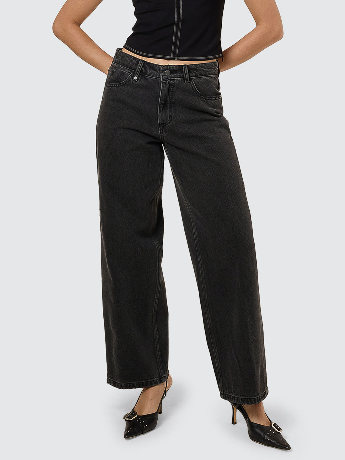 Billie Low Jean - Ash Black 4