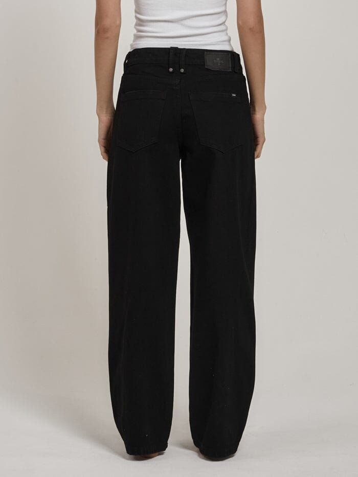 Billie Low Baggie Jean - Black Rinse