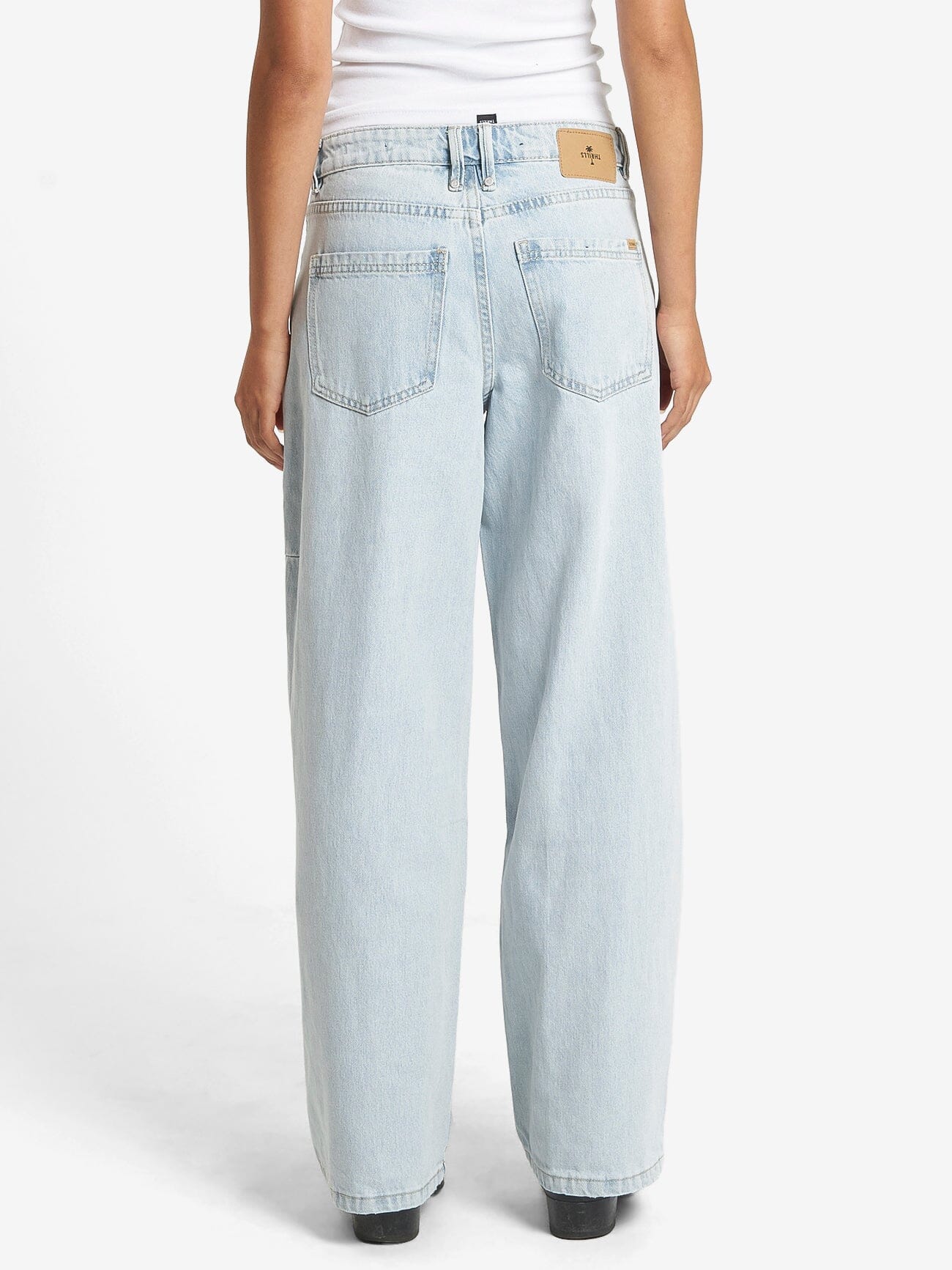 Billie Low Baggie Jean - Faded Dust Blue