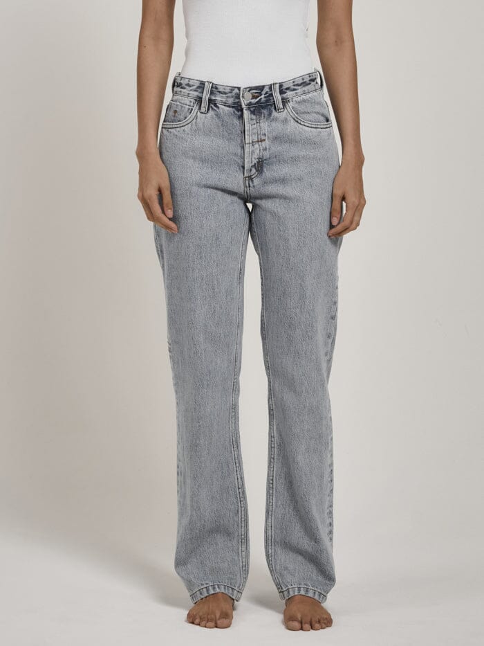 Rachel Mid Straight Jean - Garage Blue