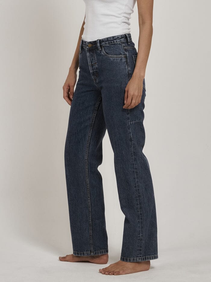 Rachel Mid Straight Jean - Worn In Blue