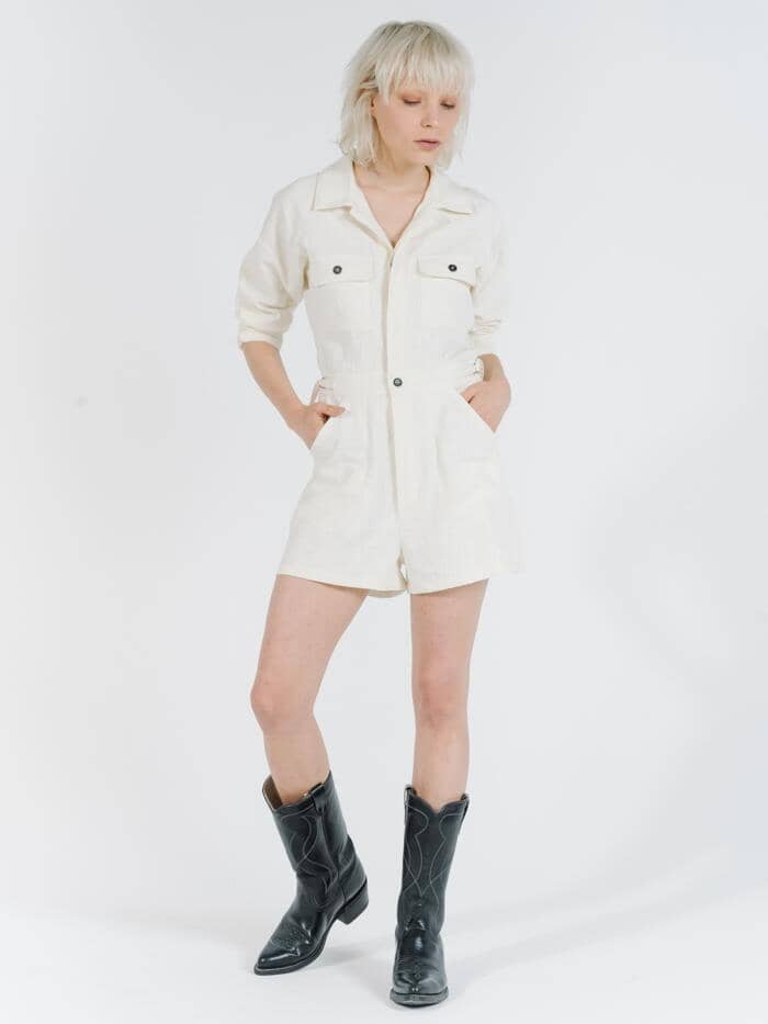 Utility Short Leg Coverall - Natural