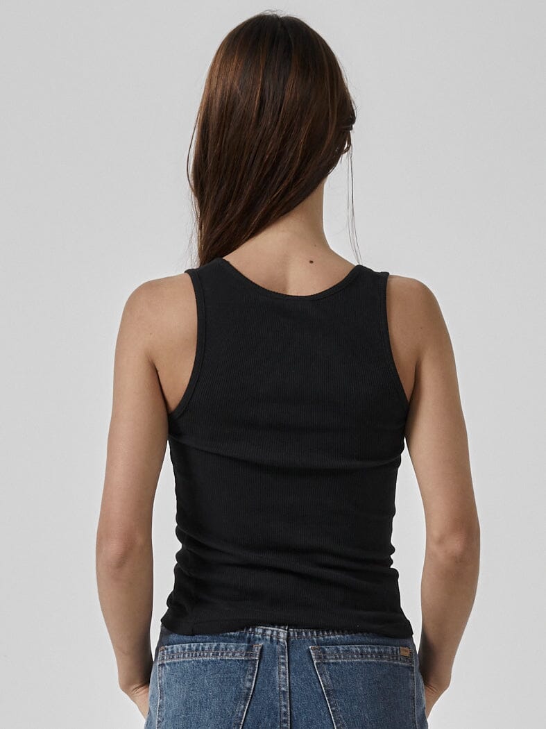 Plunge Rib Tank - Black