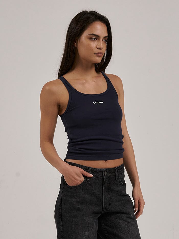 Minimal Thrills Scoop Tank - Station Navy